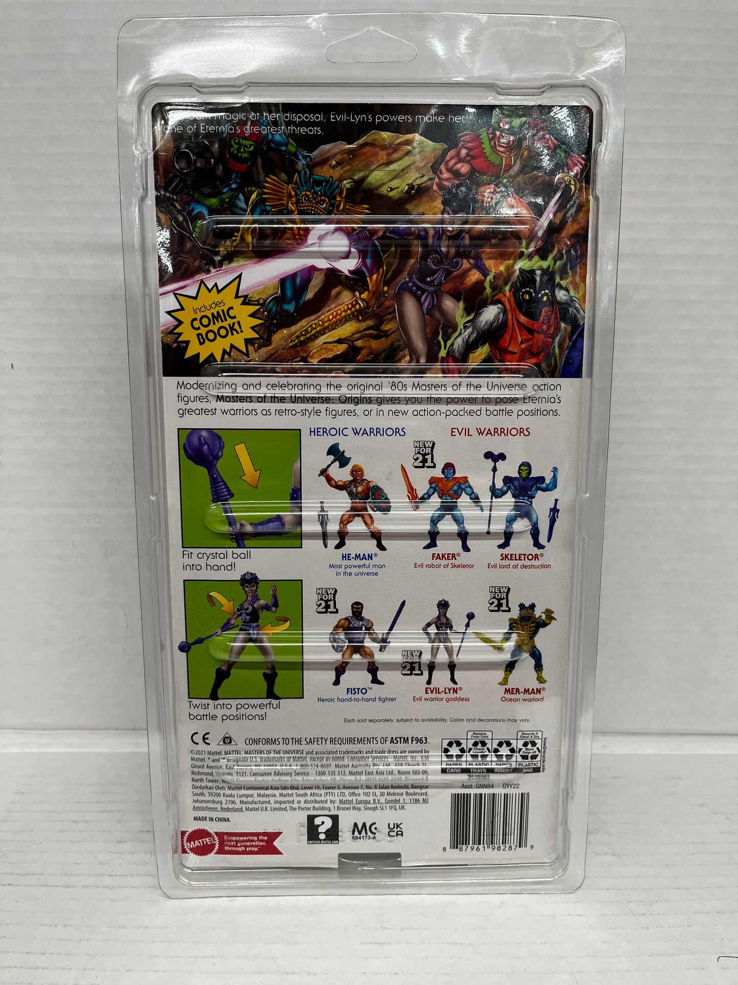 Masters of the Universe Origins Evil-Lyn Action Figure UNPUNCHED