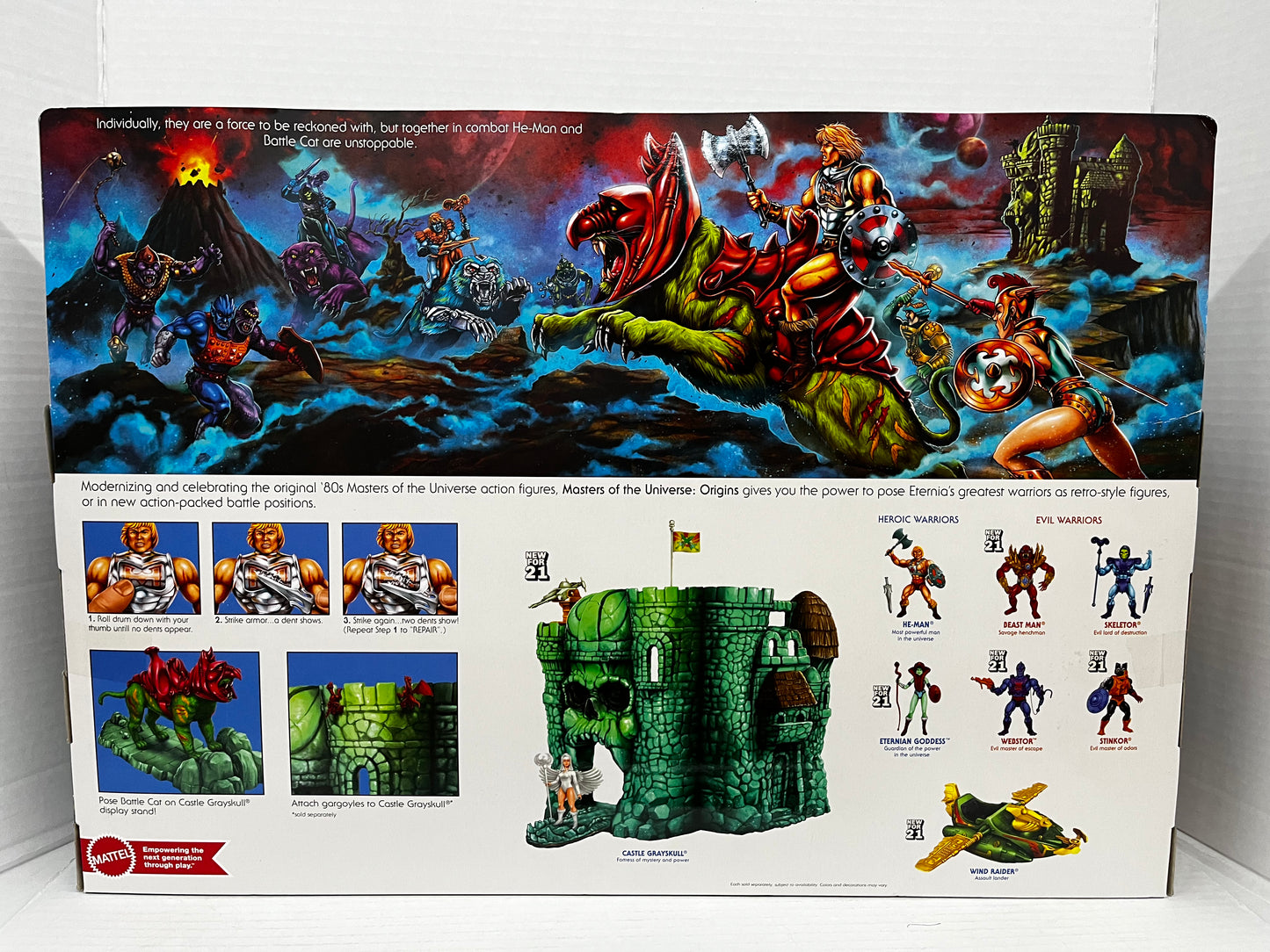 Masters of the Universe He-man Origins Battlefield Warriors Action Figure