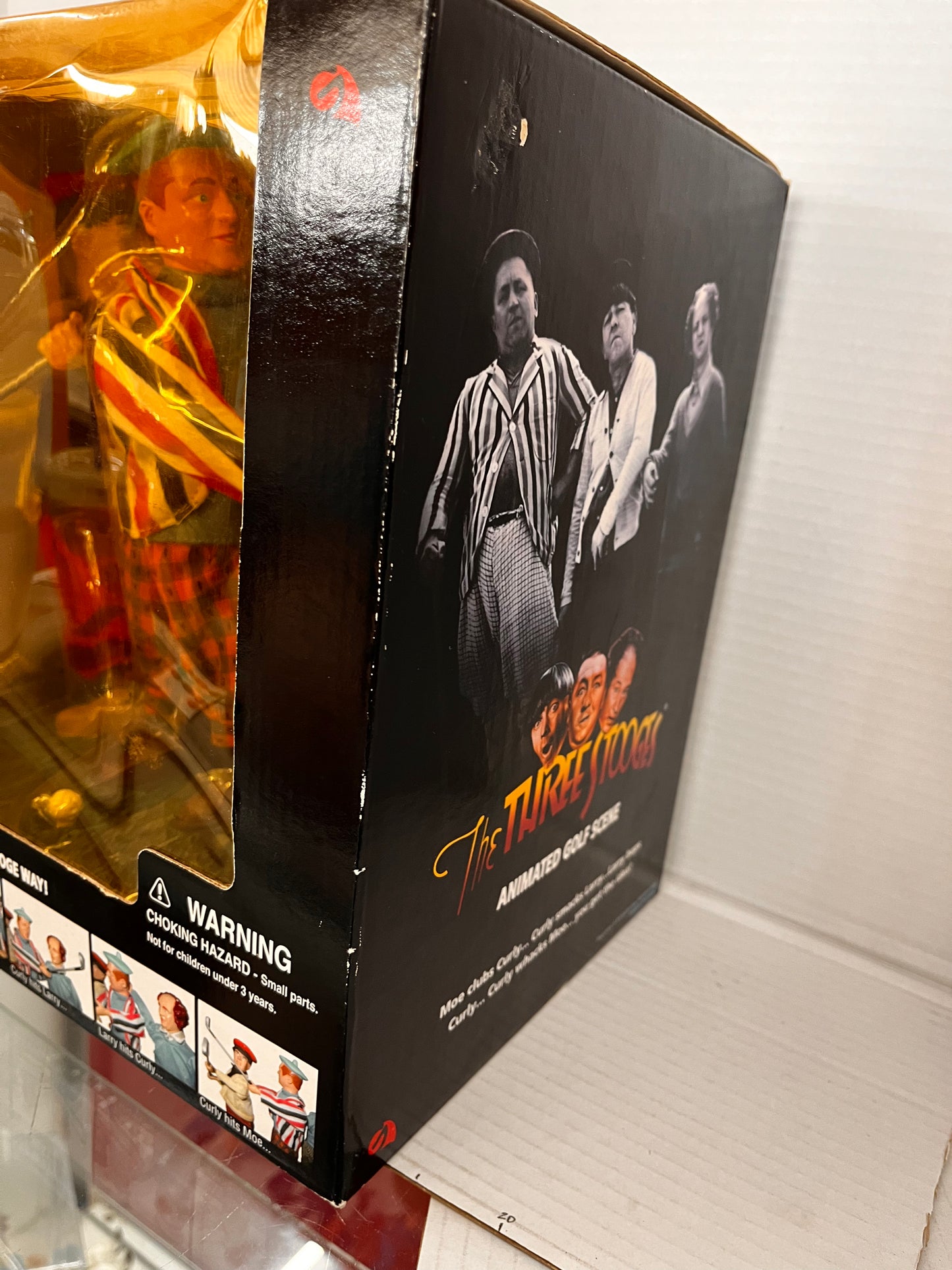 2002 The Three Stooges Animated Golf Academy Scene Collectible