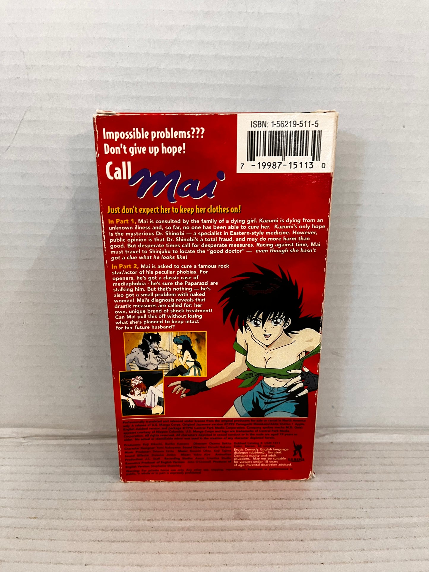 My My Mai - Vol. 1 (VHS, 1996) Anime Rare