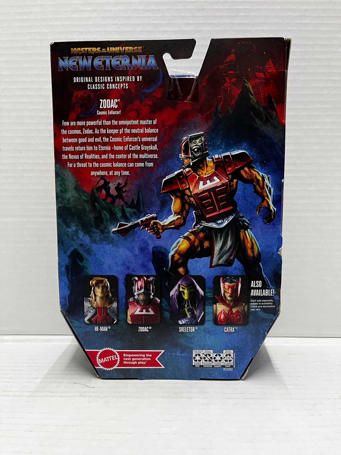 Masters of the universe New Eternia Zodac Mattel 40th anniversary figurine NIB