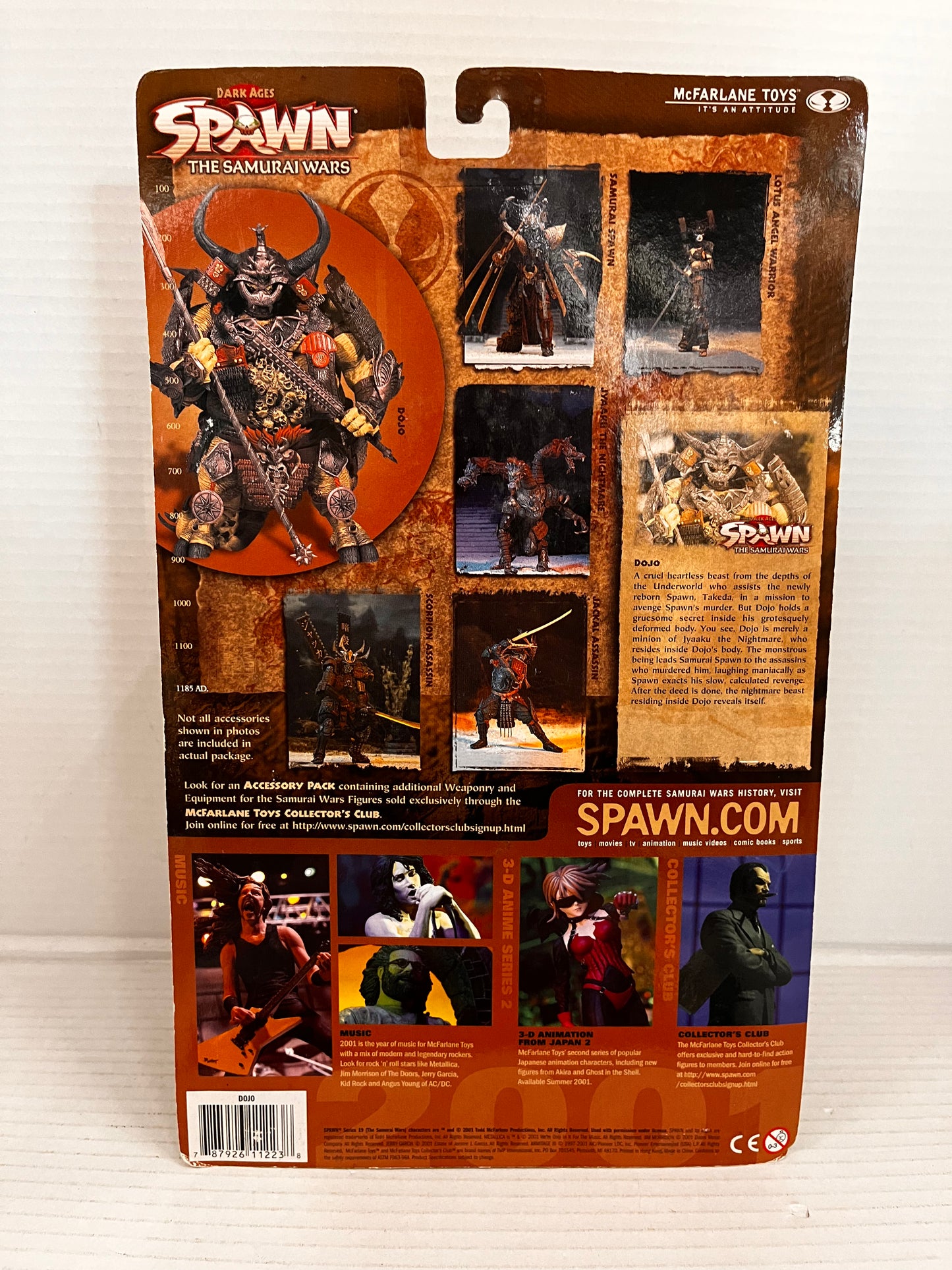 Dark Ages Spawn The Samurai Wars Dojo 2001 McFarlane Toys