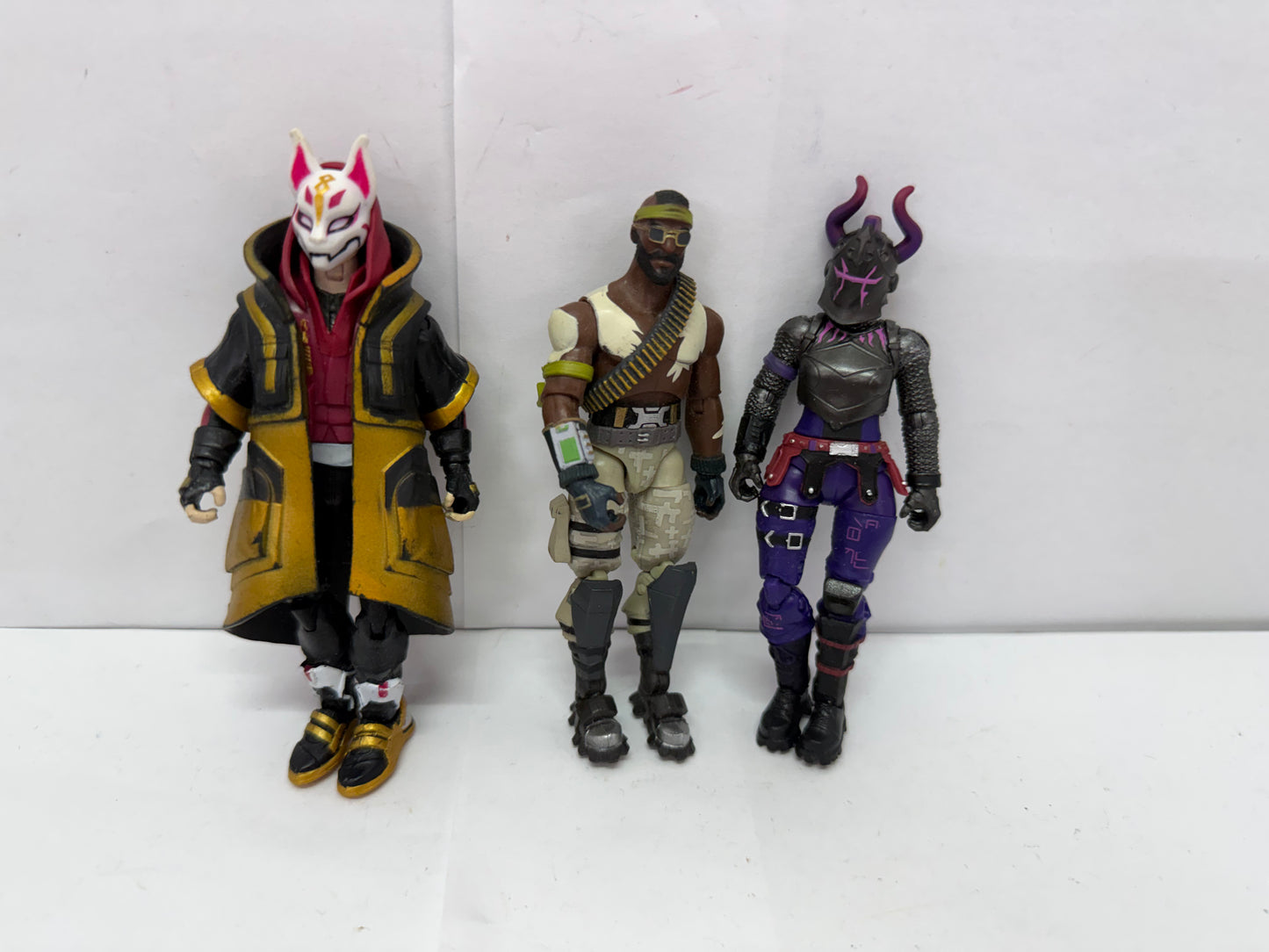 Lot of 14 4” Fortnite Action Figures Including Drift, Ragnarok, Omega, Etc
