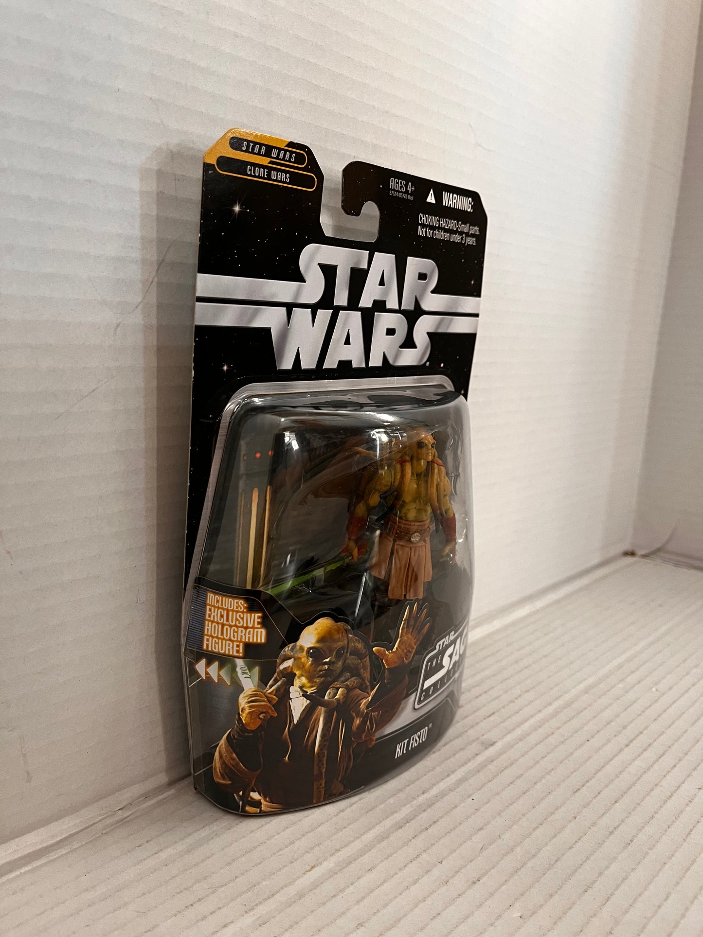 Star Wars The Saga Collection Kit Fisto Clone Wars Action Figure Hasbro 55 3.75"