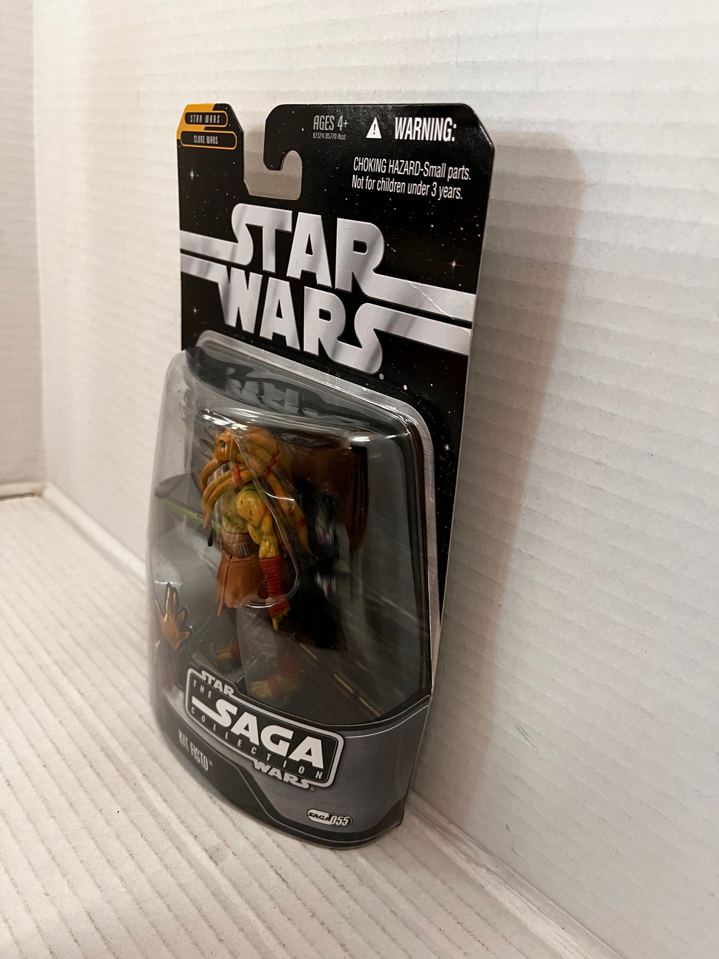 Star Wars The Saga Collection Kit Fisto Clone Wars Action Figure Hasbro 55 3.75"