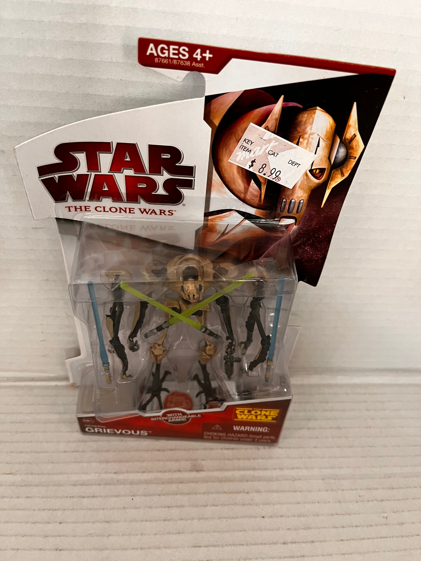 Hasbro Star Wars Clone Wars General Grievous CW01 Action Figure
