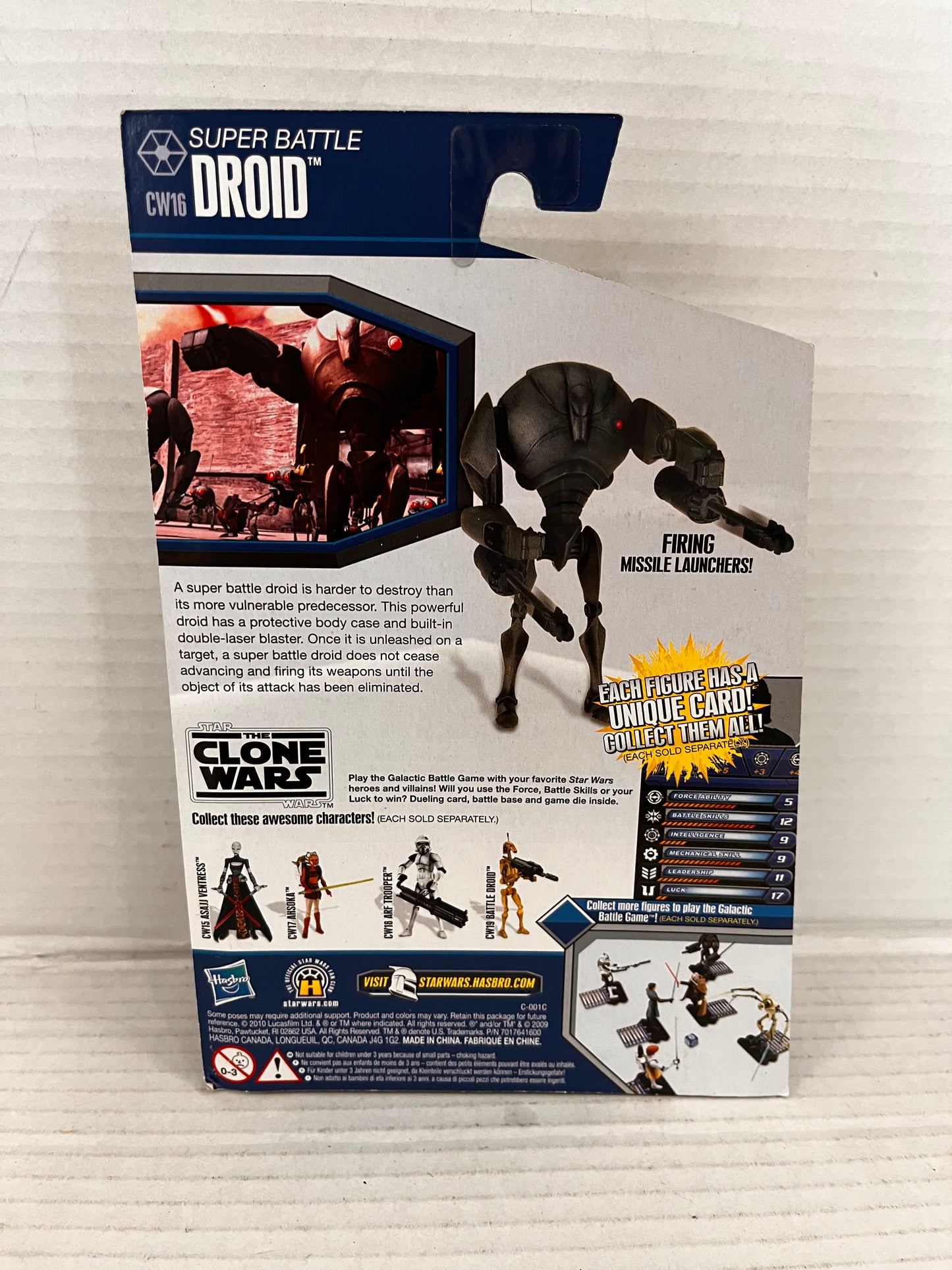 Star Wars 3.75" Animated Clone Wars Cartoon Series Super Battle Droid Figure
