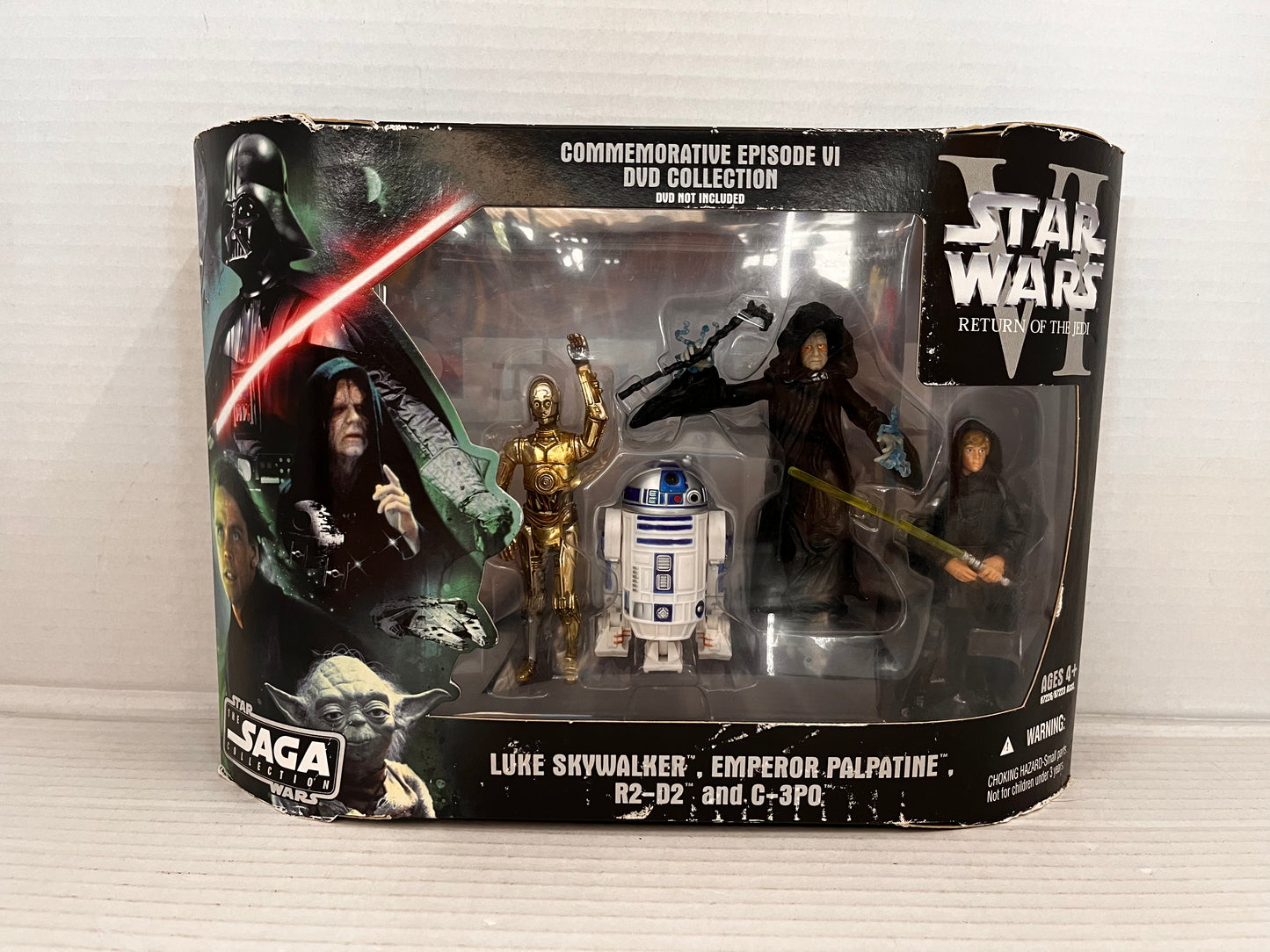 Star Wars Saga DVD Commemorative Collection ROTJ VI Luke Emperor R2-D2 3PO MISB