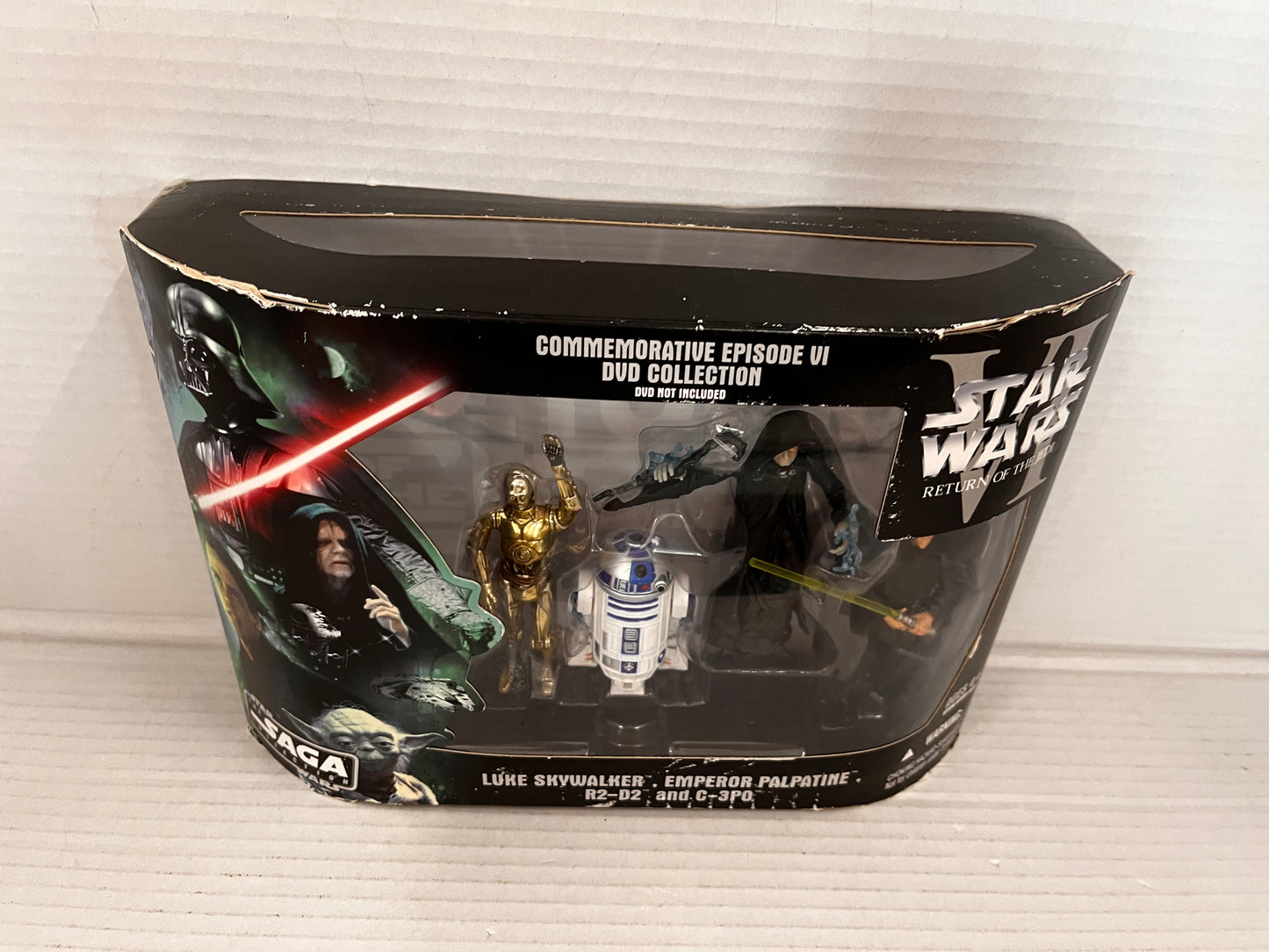 Star Wars Saga DVD Commemorative Collection ROTJ VI Luke Emperor R2-D2 3PO MISB