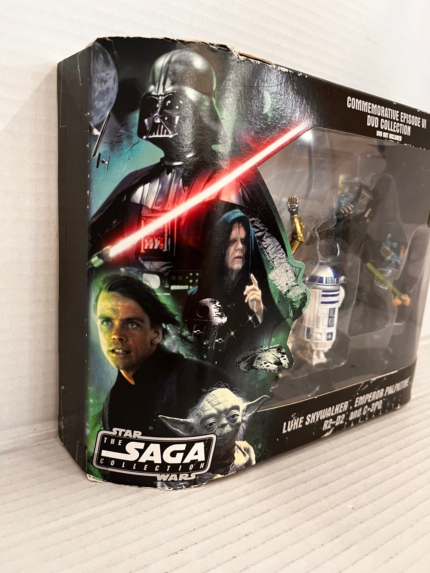 Star Wars Saga DVD Commemorative Collection ROTJ VI Luke Emperor R2-D2 3PO MISB