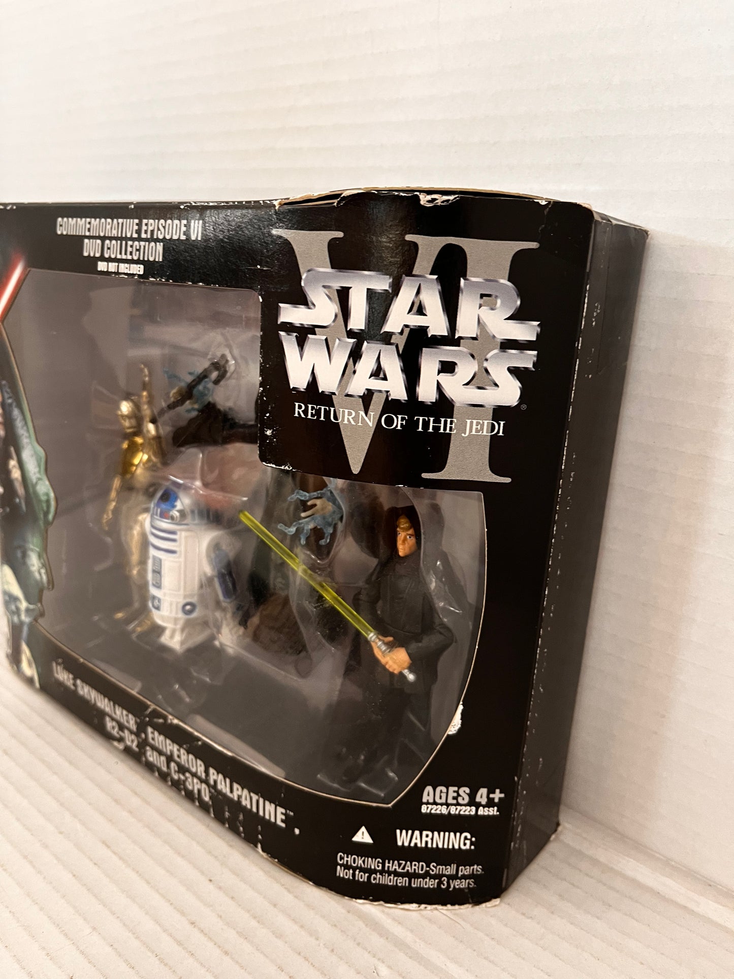 Star Wars Saga DVD Commemorative Collection ROTJ VI Luke Emperor R2-D2 3PO MISB