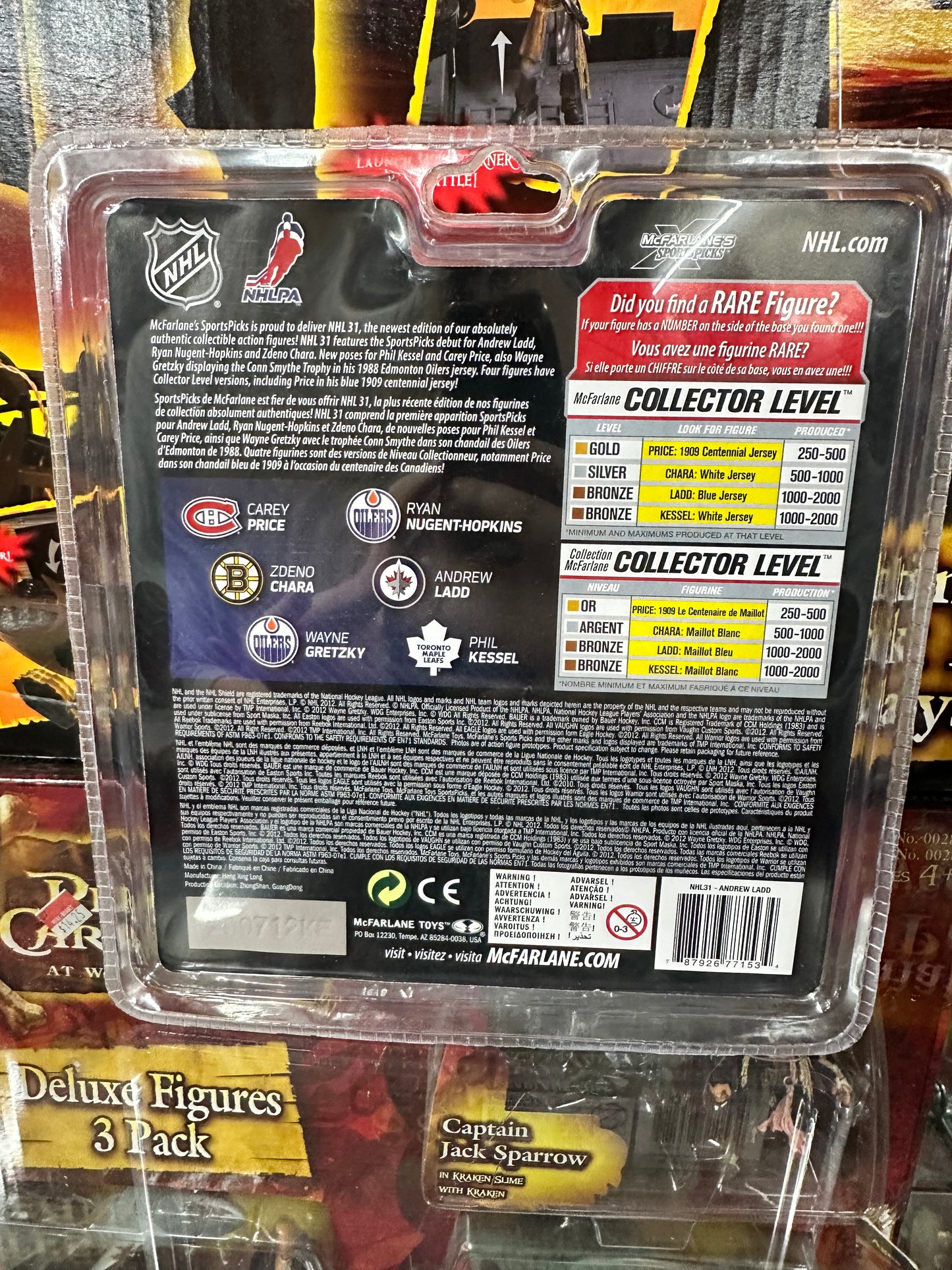 NHL Andrew Ladd Series 31 Figure McFarlane Blue Jersey