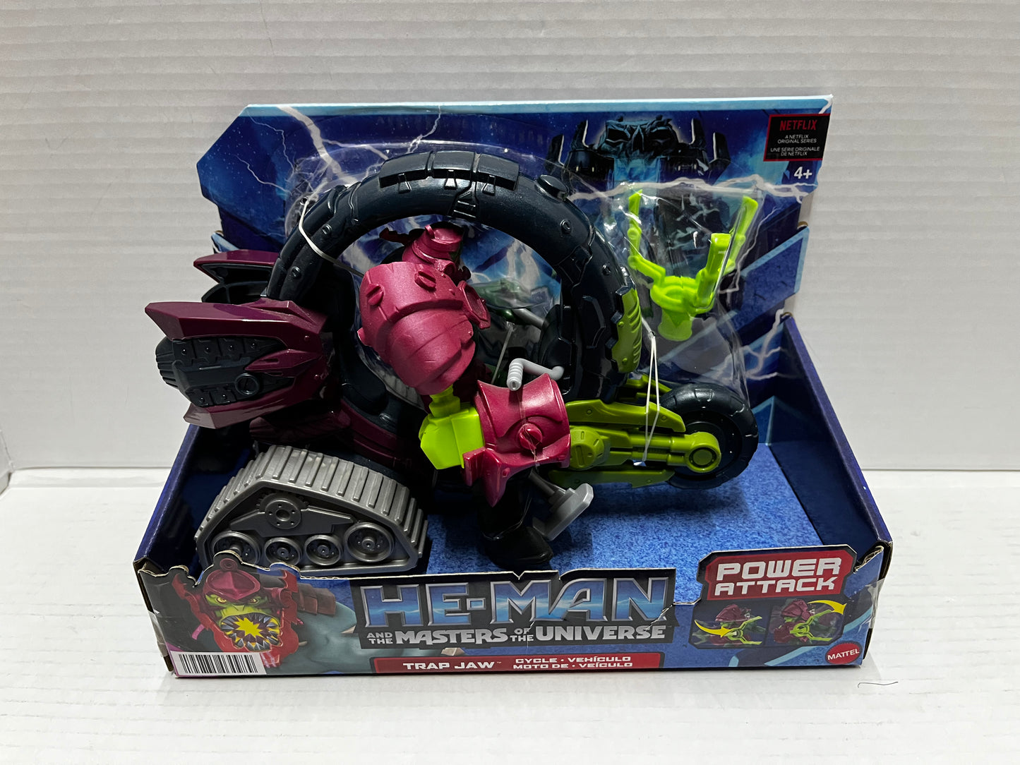 He-Man and the Masters of the Universe Power Attack Trap Jaw w/ Cycle figure