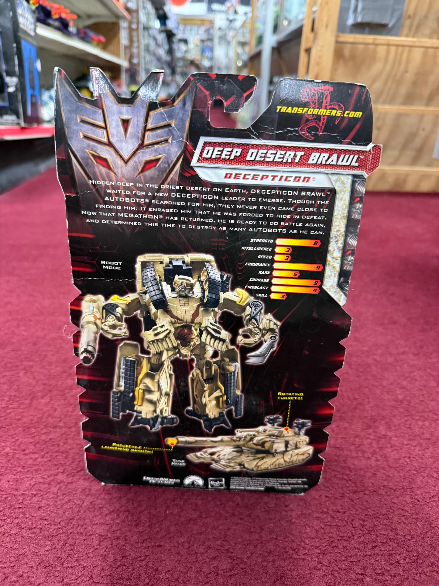 2008 Deep Desert Brawl MOC Transformers Revenge of the Fallen Deluxe Class NEW