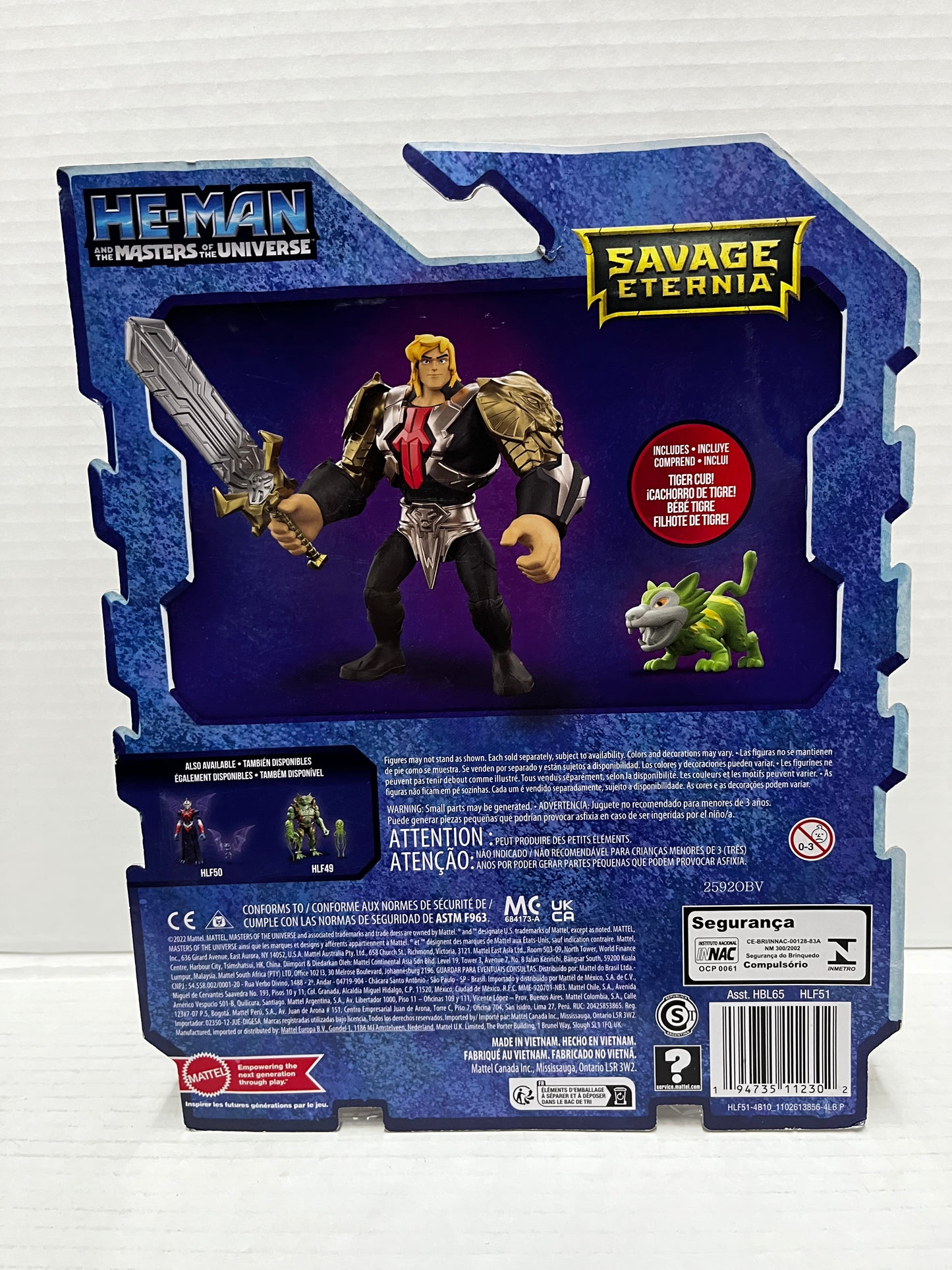 HE-MAN MASTERS OF THE UNIVERSE SAVAGE ETERNIA MOTU