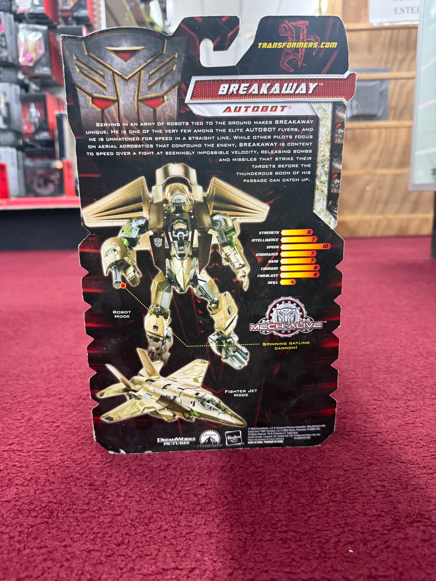 Transformers Revenge of The Fallen Deluxe Class Breakaway Action Figure NEW 2008