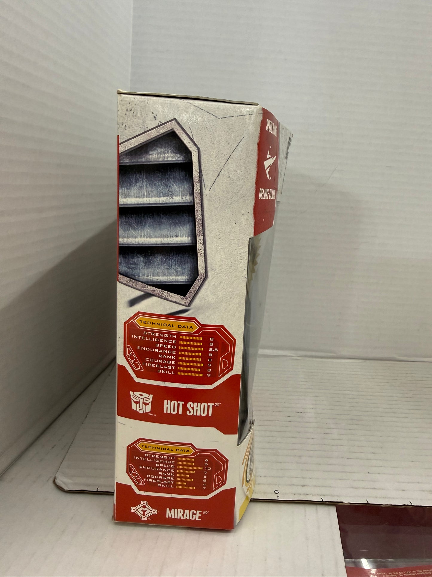 Transformers Cybertron 2005 HOT SHOT w/ Mirage Bonus Mini-Con Tin - NEW Sealed!