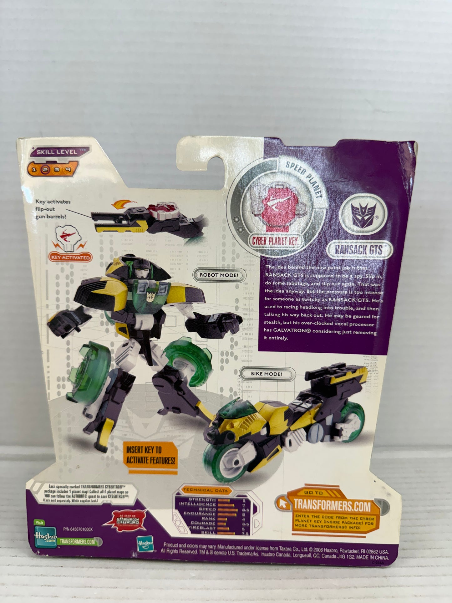 2006 Hasbro Transformers Cyberton Ransack GTS Figure Sealed New MOC