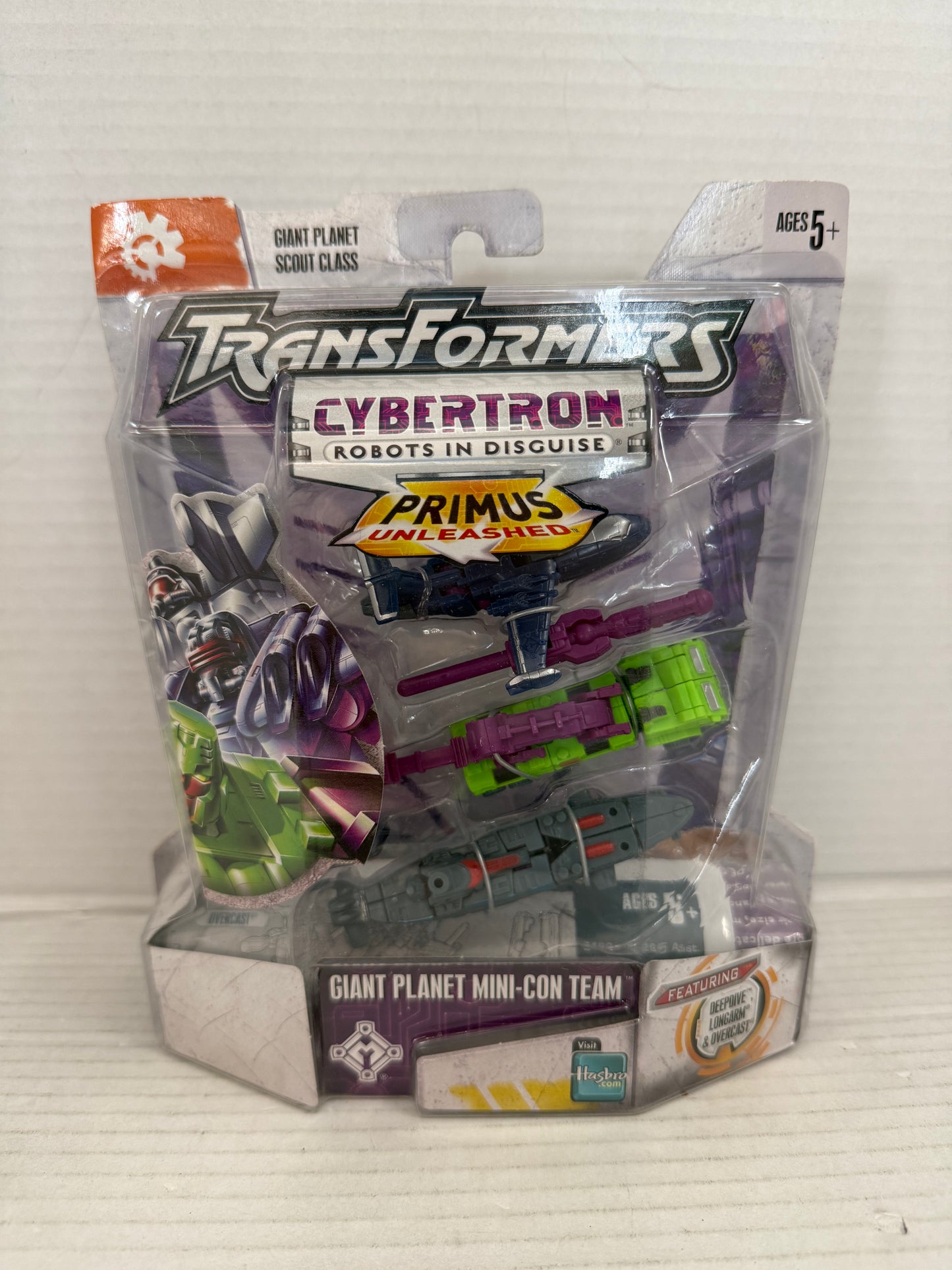 TRANSFORMERS CYBERTRON PRIMUS Giant Planet Mini Con Team, Never opened 2006