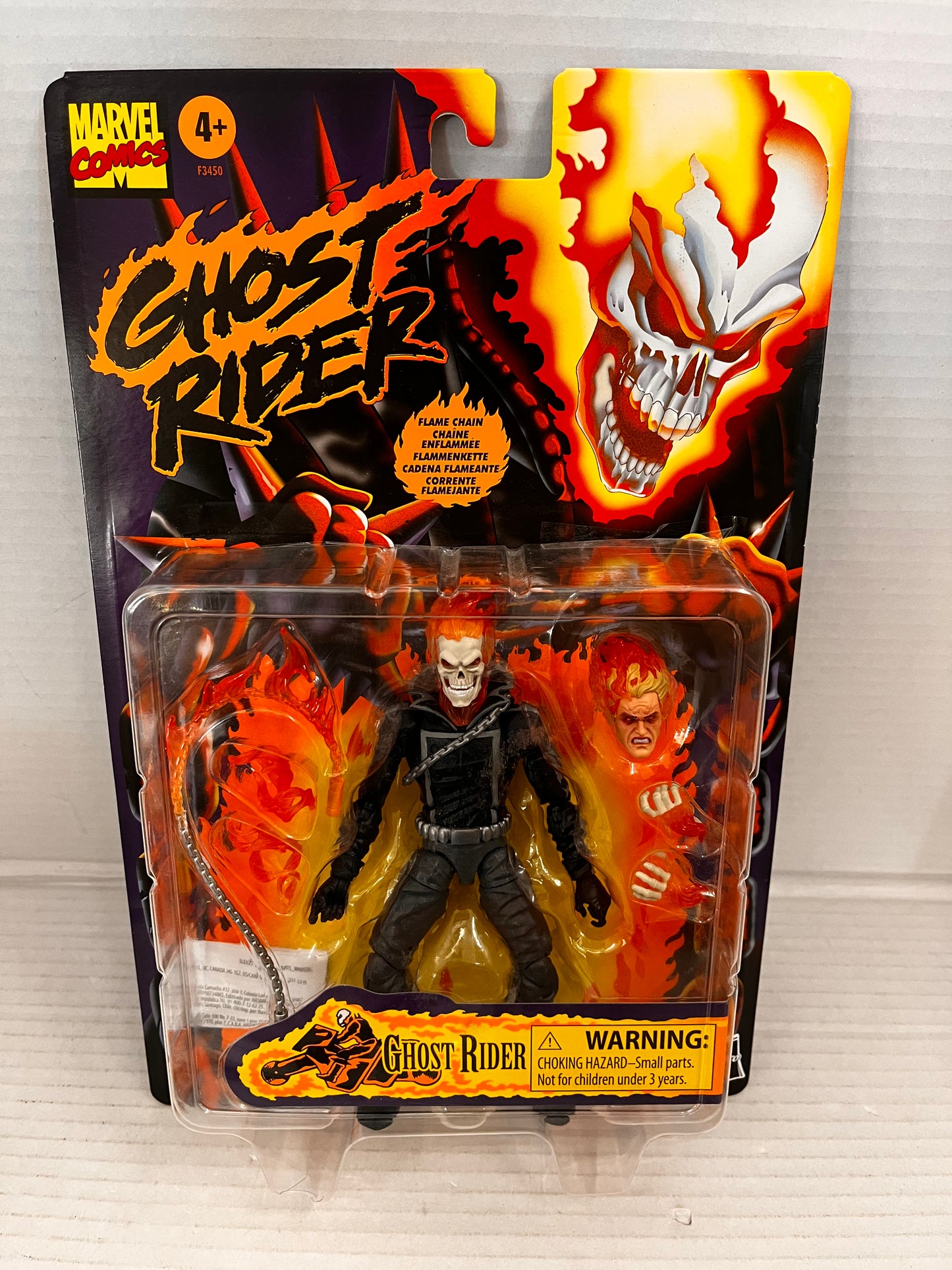 Marvel Legends Retro Carded Ghost Rider 6 inch Figure