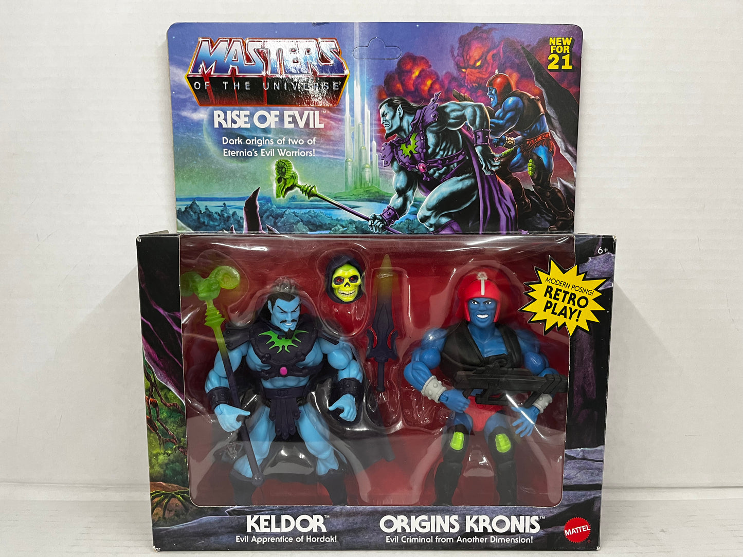 MOTU ORIGINS Masters of The Universe: Rise of Evil - Keldor and Origins Kronis