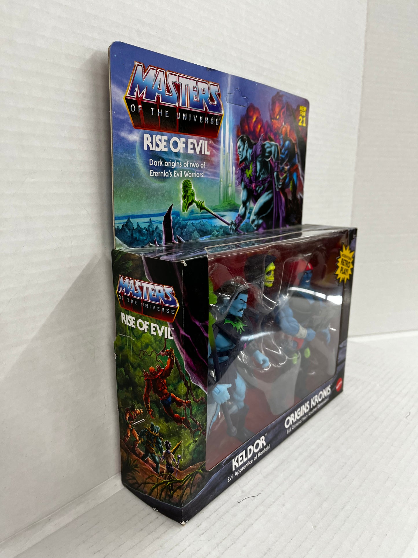 MOTU ORIGINS Masters of The Universe: Rise of Evil - Keldor and Origins Kronis