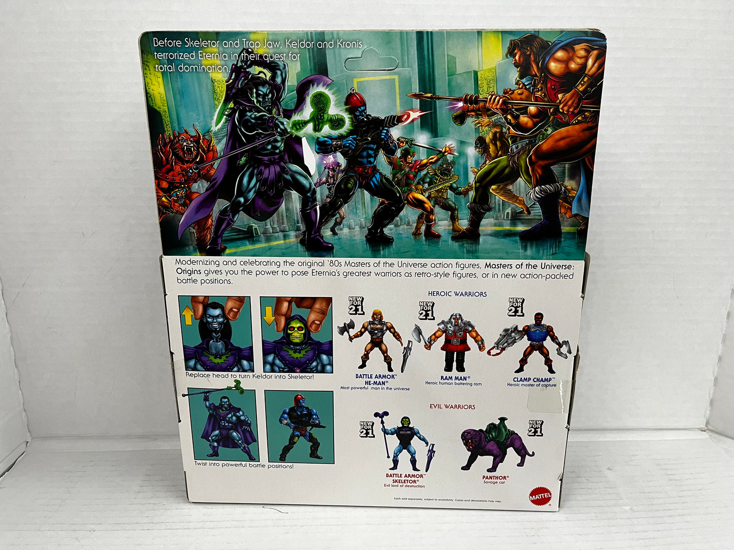 MOTU ORIGINS Masters of The Universe: Rise of Evil - Keldor and Origins Kronis