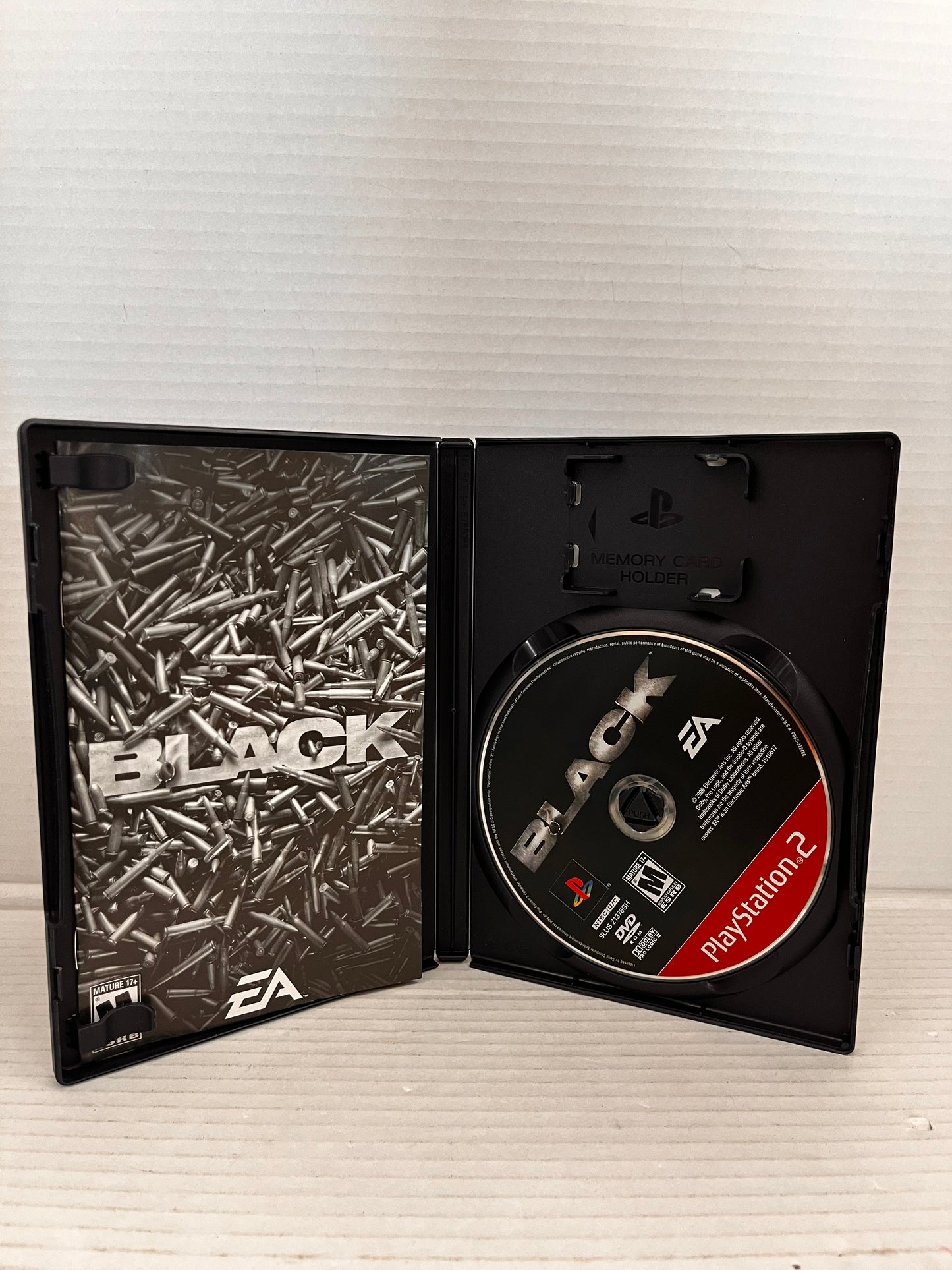 Black (Sony PlayStation 2, 2006) CIB Complete Black Label