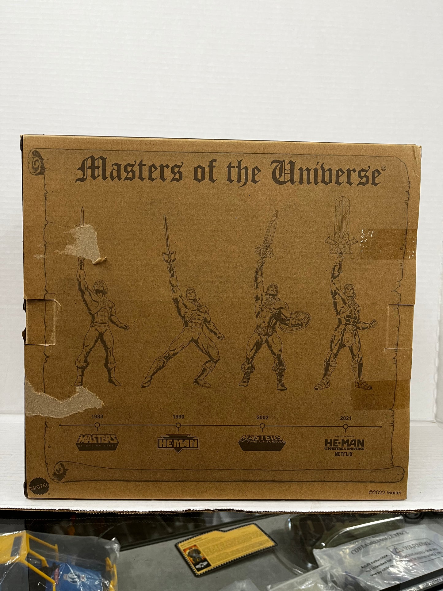 Masters of the Universe 40th Anniversary He-Man 4 Era Figure Box Set