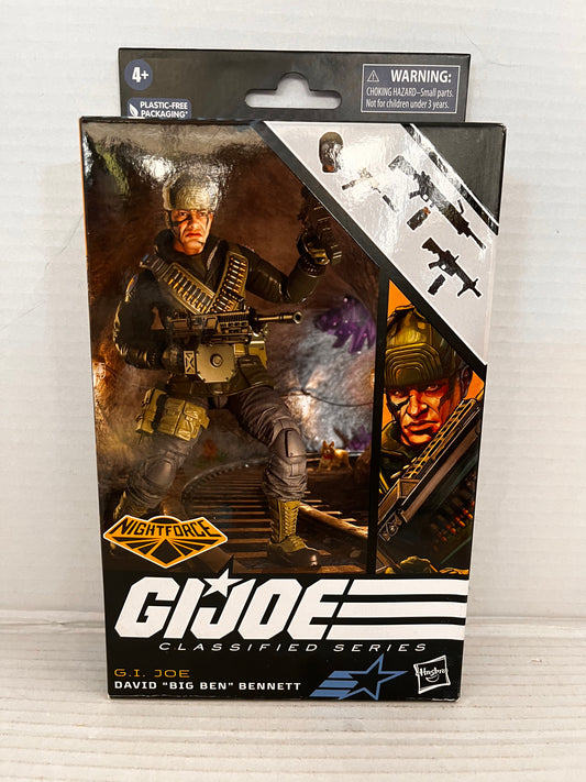 Hasbro G.I. GI Joe Classified Series Nightforce David Big Ben Bennett Figure Toy