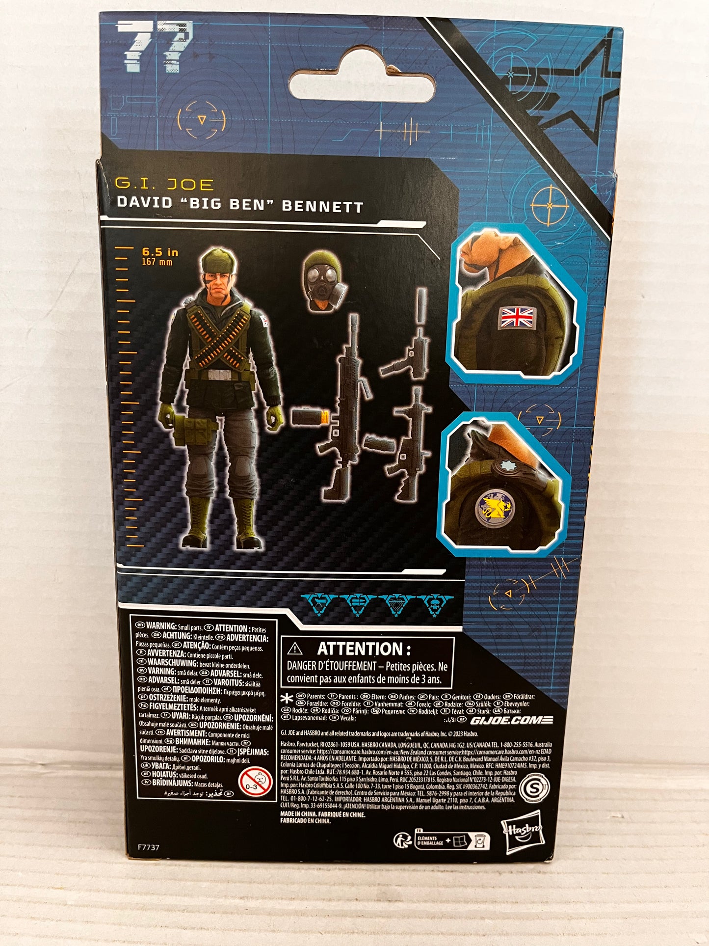 Hasbro G.I. GI Joe Classified Series Nightforce David Big Ben Bennett Figure Toy