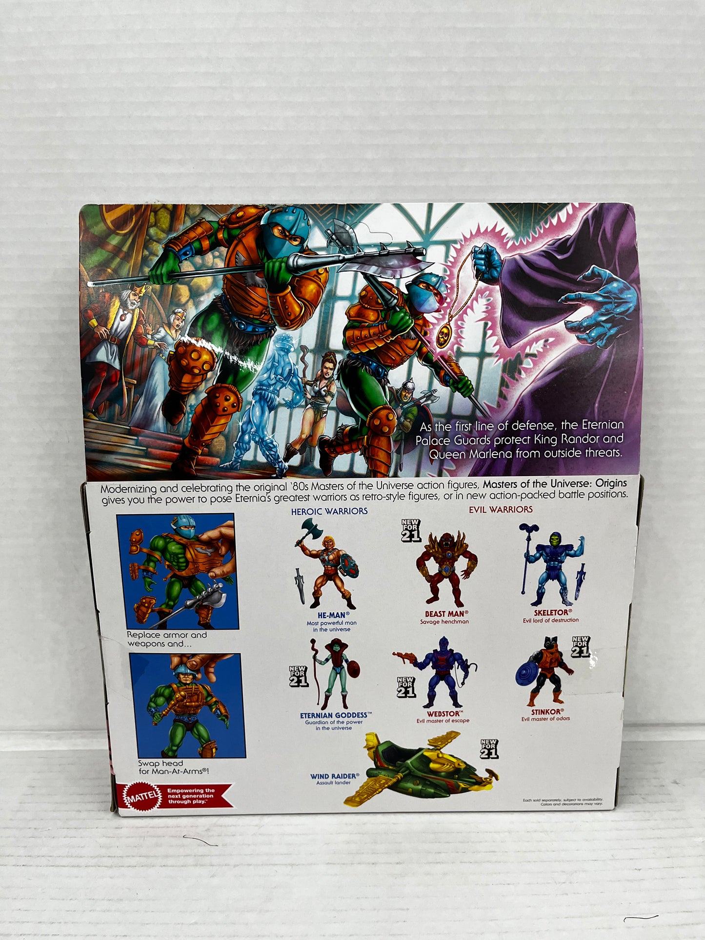 Masters of the Universe Origins ETERNIA PALACE GUARD Mattel Action Figure