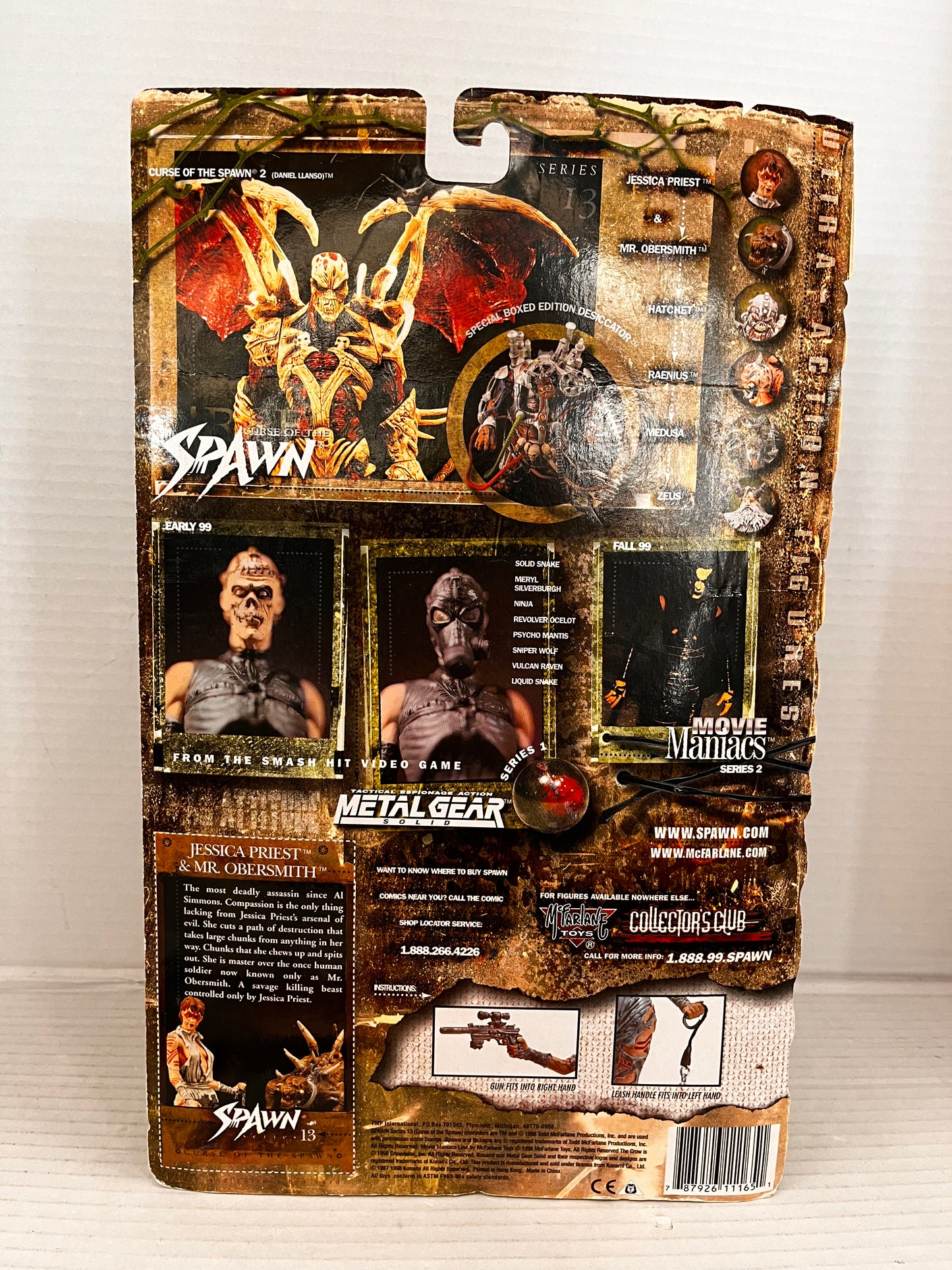 McFarlane Curse of the Spawn Series 13 Jessica Priest & Mr Obersmith 6" Figures