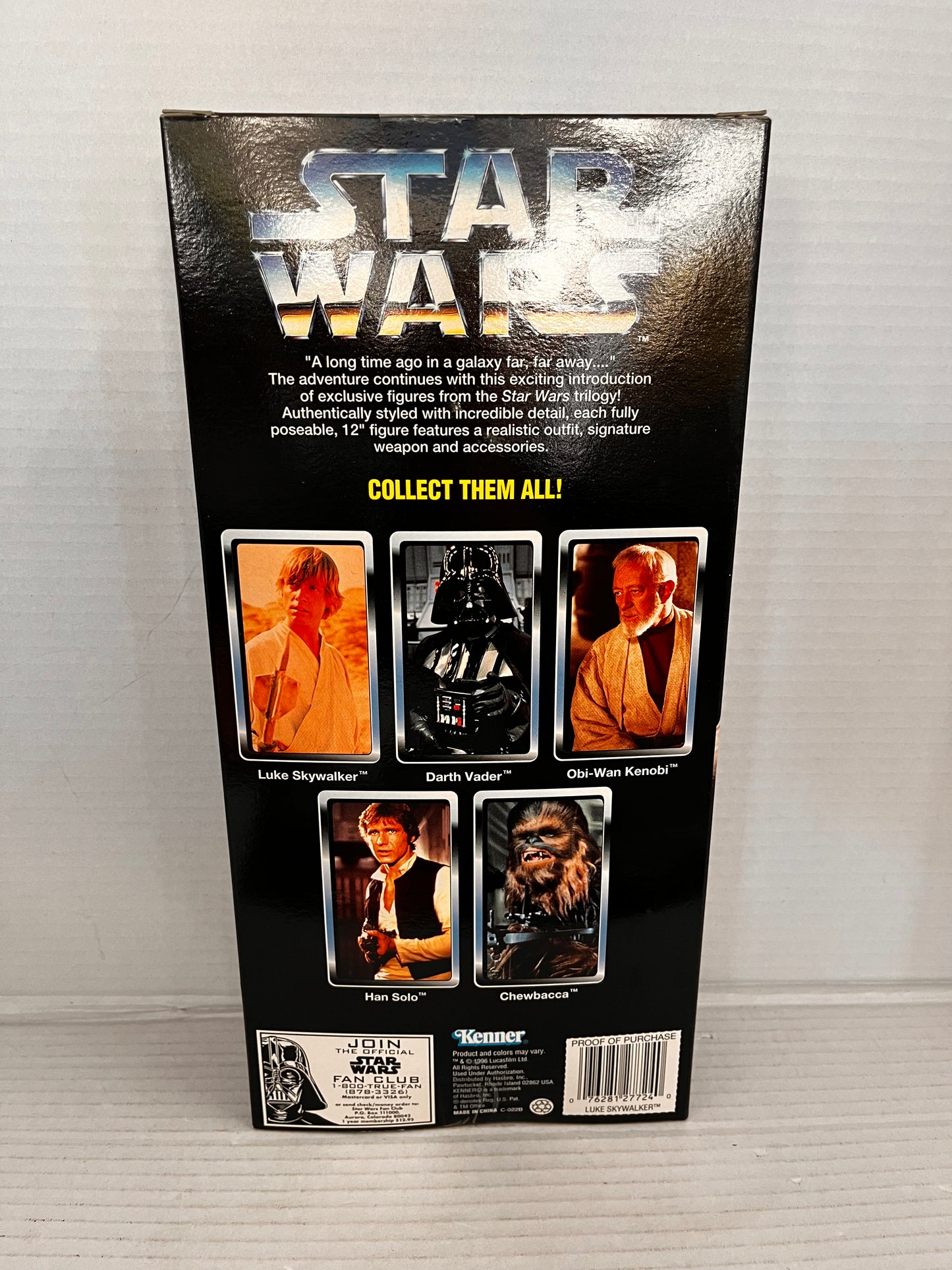 Star Wars Collector Series Luke Skywalker Action Figure 12" Hasbro 1996 Z2