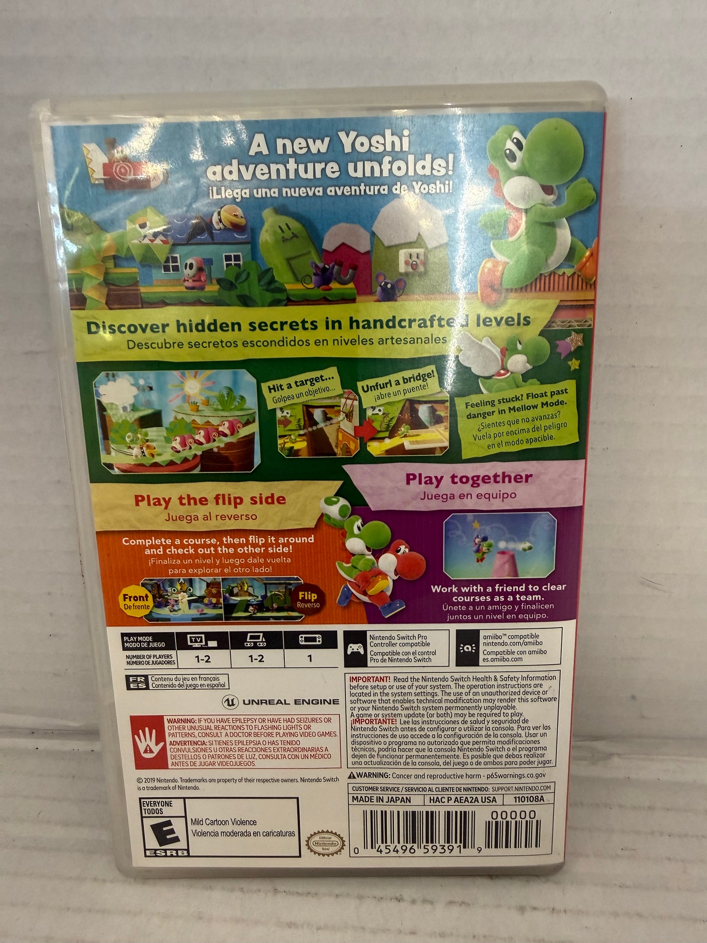 Yoshi's Crafted World - Nintendo Switch - Physical