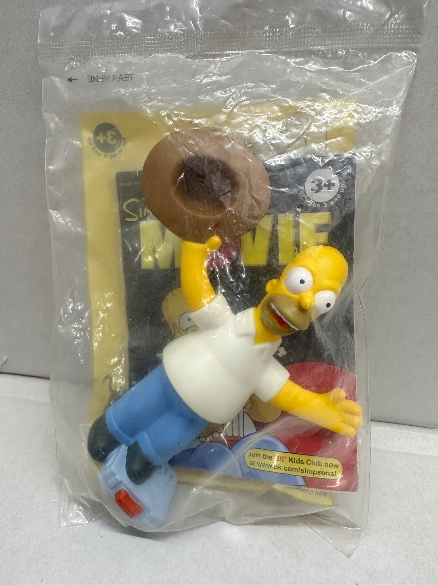 NEW AND SEALED 2007 The Simpsons Movie Burger King Kids Meal Toy - Homer