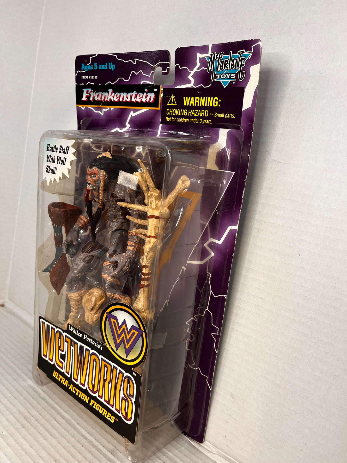 Mcfarlane Toys Wetworks Series 2 Frankenstein W/ Wolf Skull Ultra Action Figure