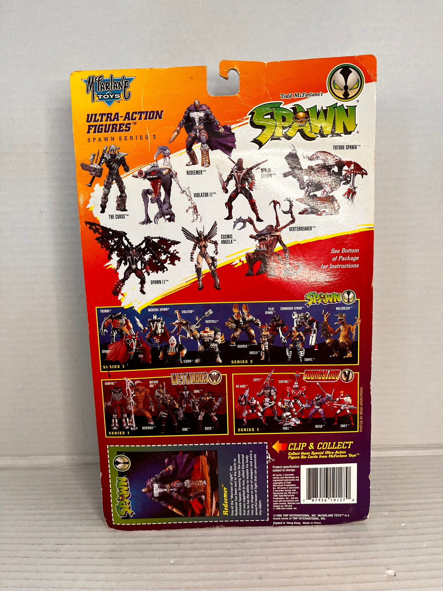 VTG McFarlane Toys Spawn Redeemer Deluxe Edition action figure series 3 1995 6"