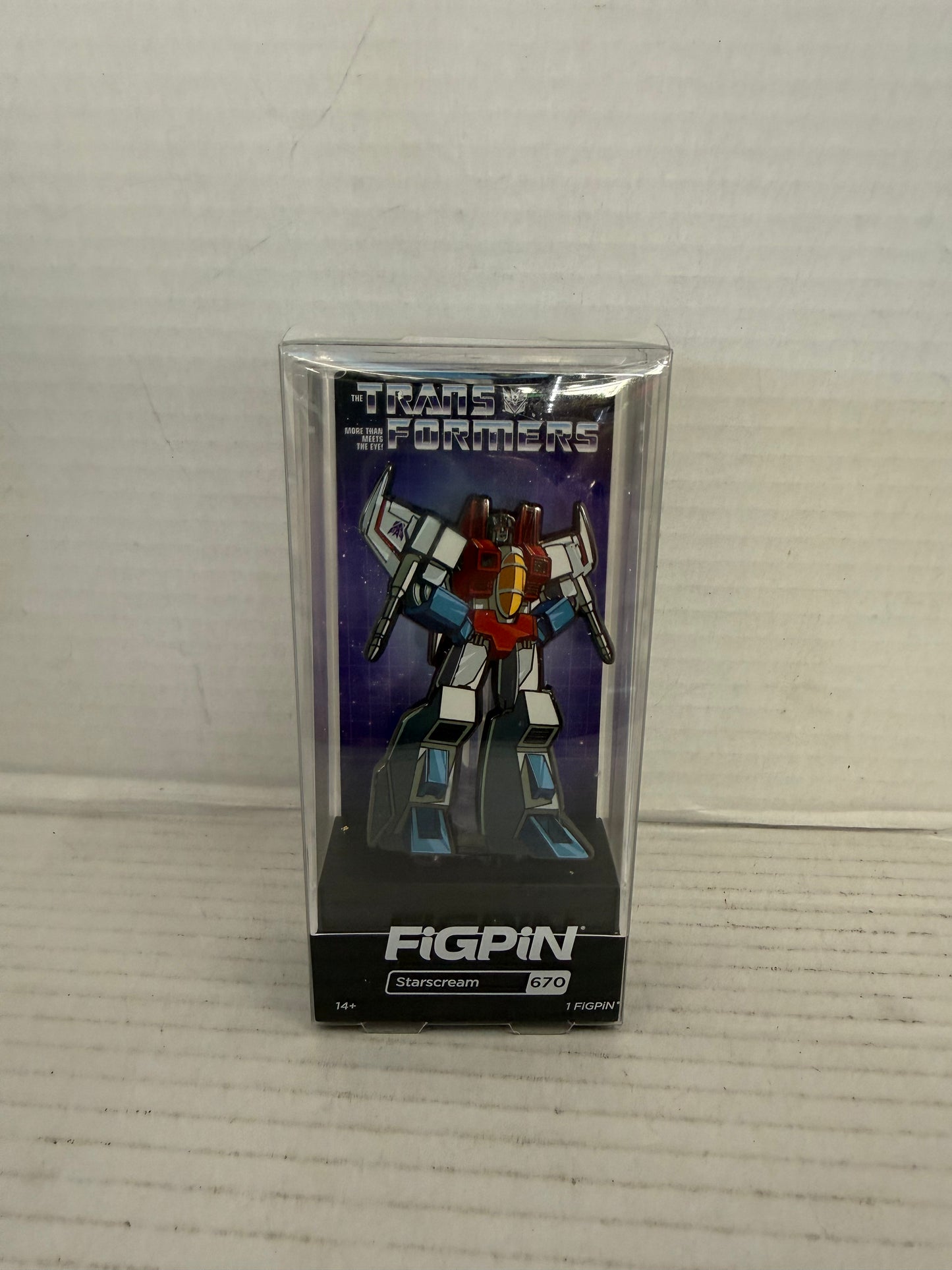 Starscream FiGPiN #670 Transformers Exclusive NEW