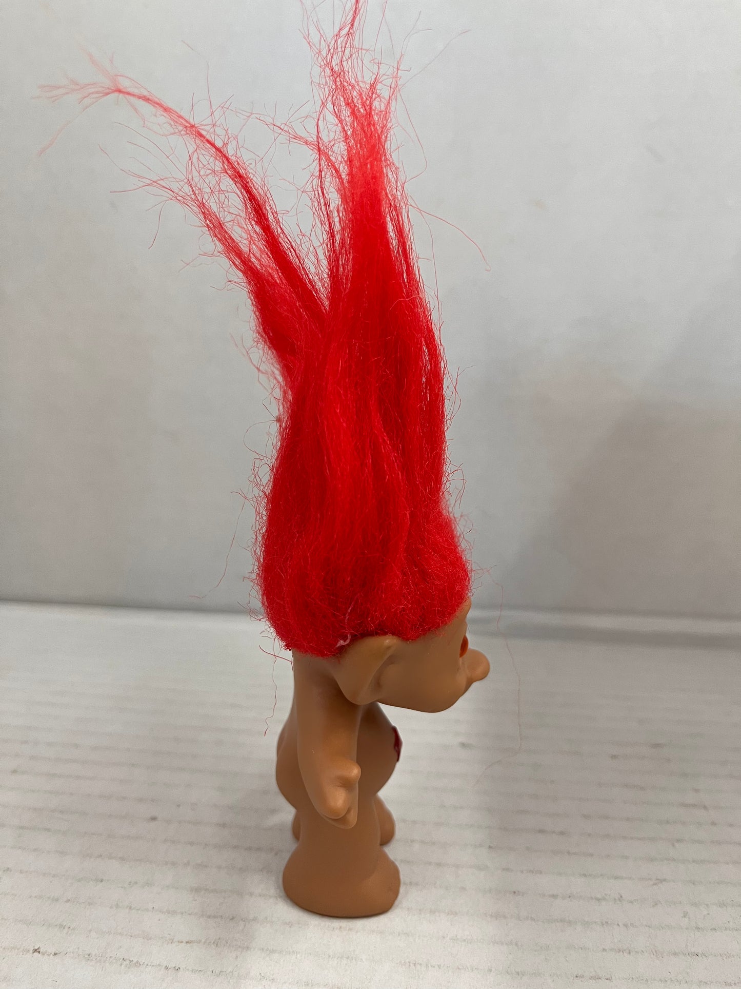 Ace Novelty Treasure Troll Red Hair Red Wishstone Vintage Figure Doll