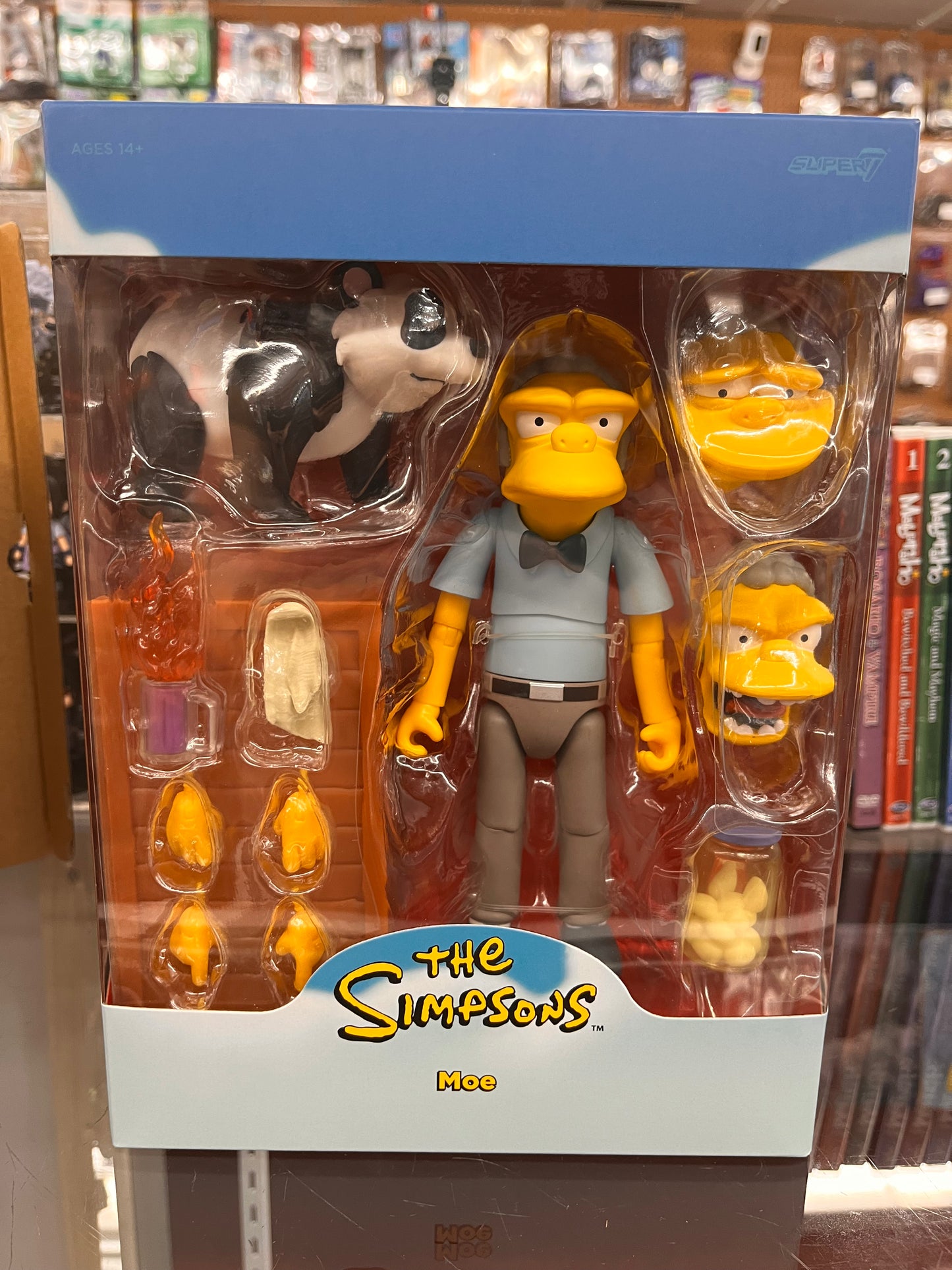 Super 7 The Simpsons Ultimates Moe 7" Figure New Sealed in Package