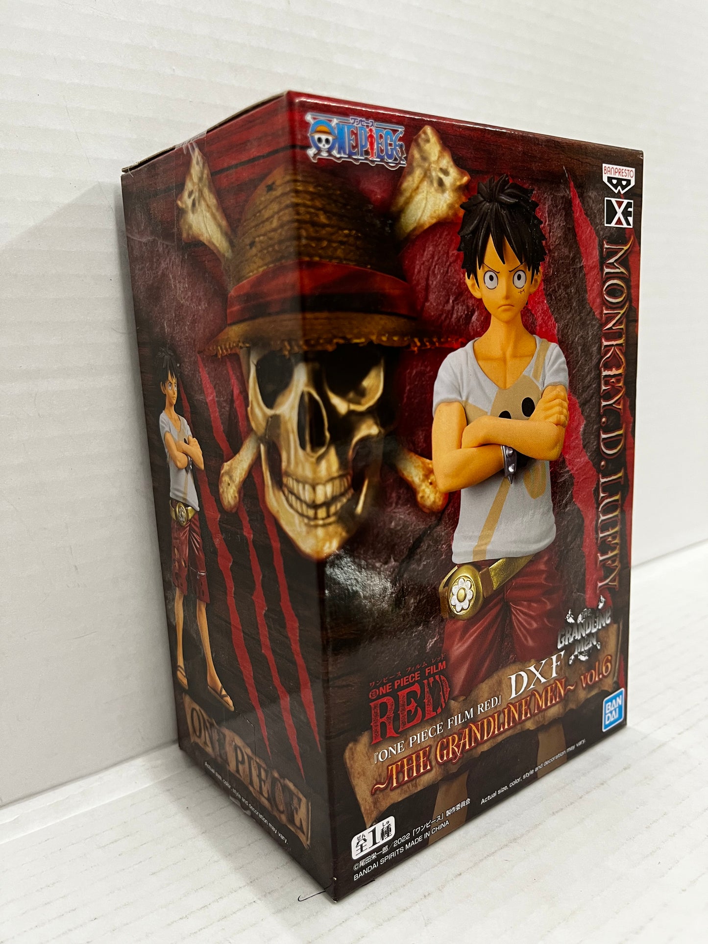 One Piece Film Red The Grandline Men Monkey D. Luffy Vol. 6 DXF Figure
