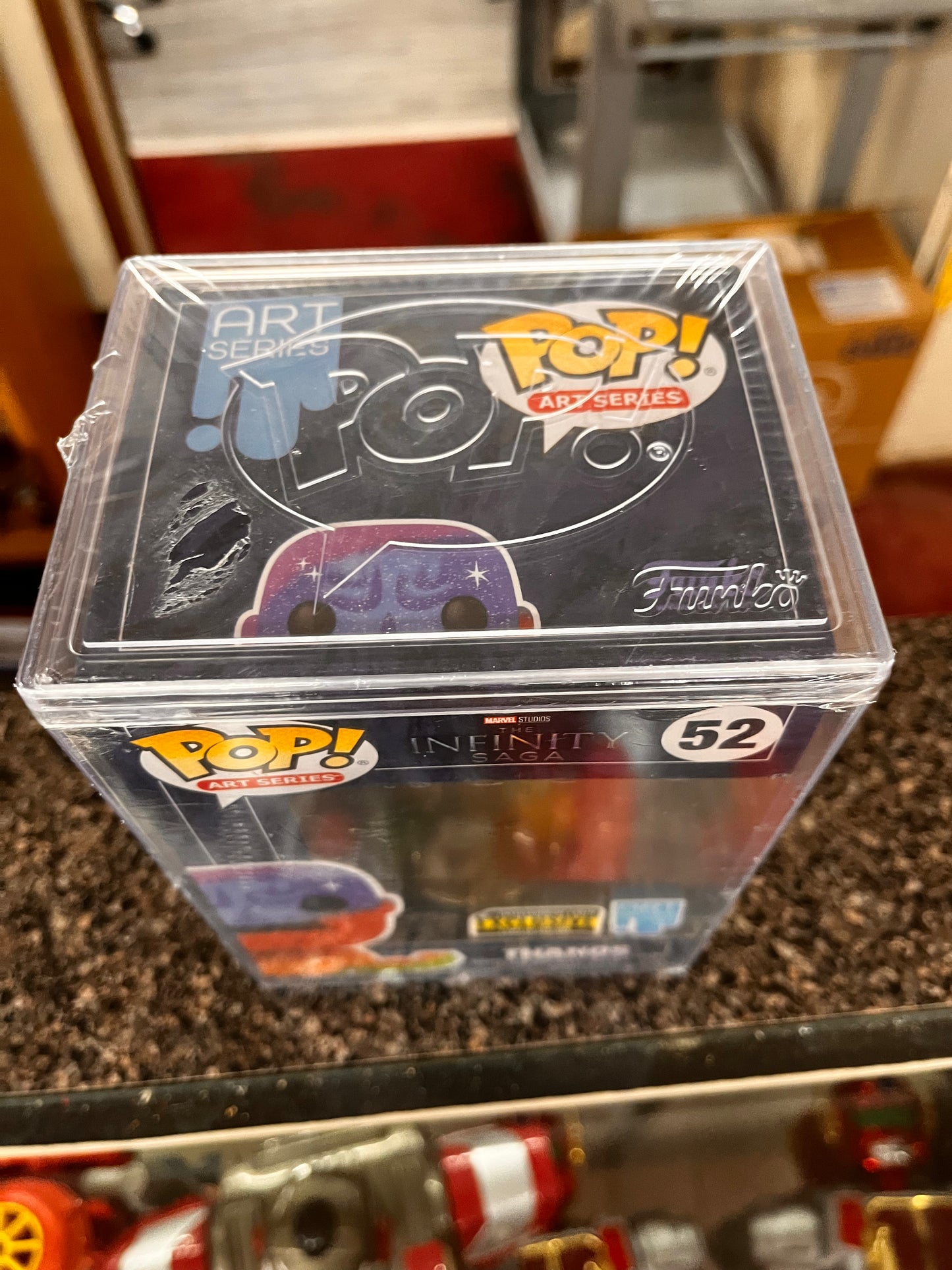 Thanos Marvel The Infinity Saga Funko Pop! Art Series Vinyl Figure #52