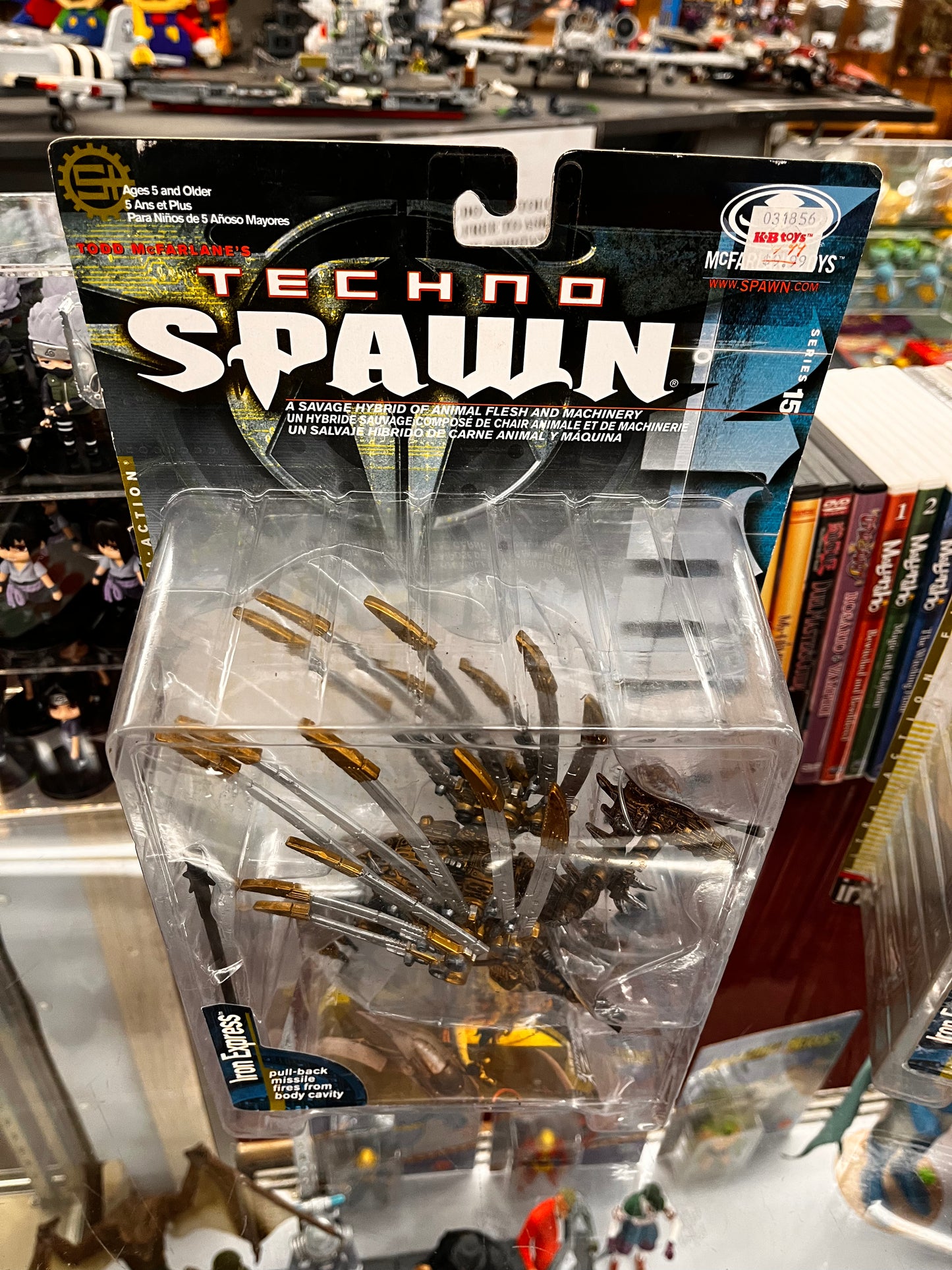 Techno Spawn IRON EXPRESS 8" Action Figure Mcfarlane 1999 NEW in Box