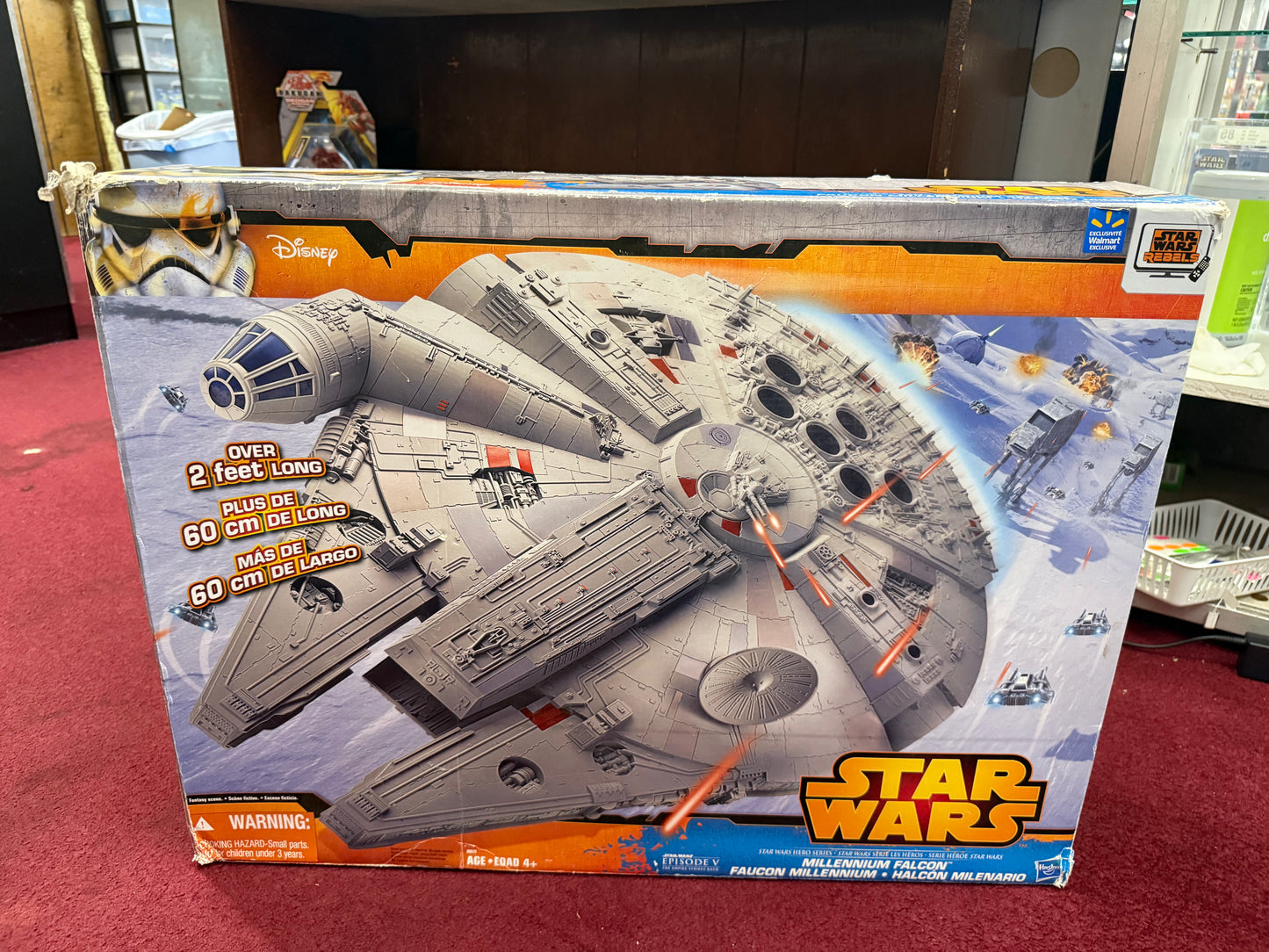 Star Wars Rebels Hero Series Millennium Falcon Disney Hasbro 2014 Box