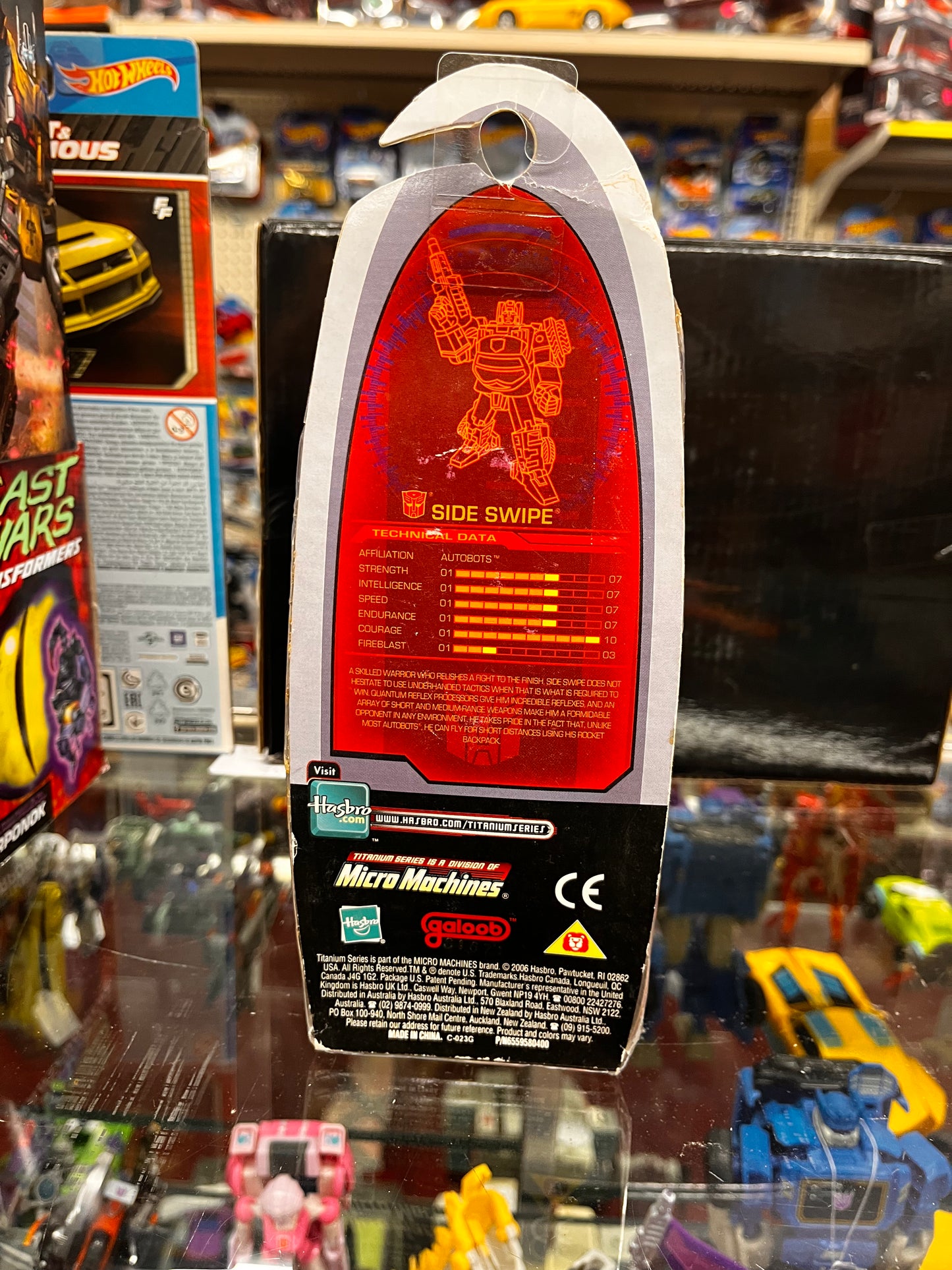 Transformers Titanium Series Swipe Complete Mini 2" Die-Cast 2006