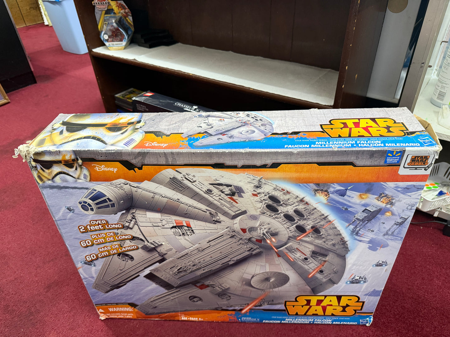 Star Wars Rebels Hero Series Millennium Falcon Disney Hasbro 2014 Box
