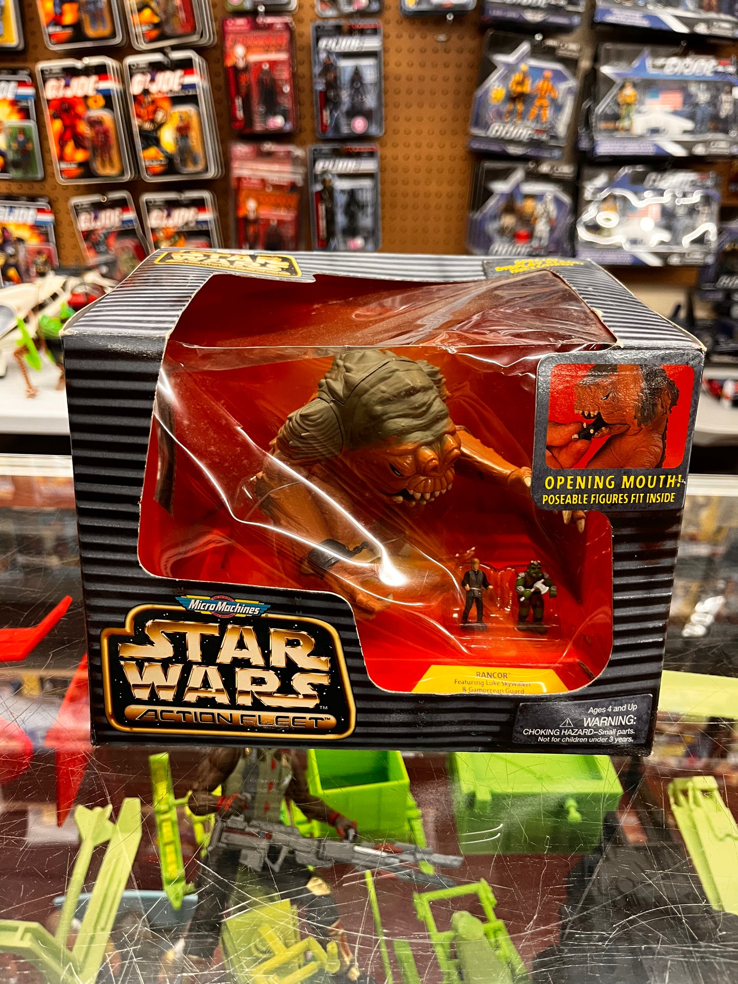 Star Wars Action Fleet Rancor Micro Machines 1996 Galoob Factory Sealed Box Dmg