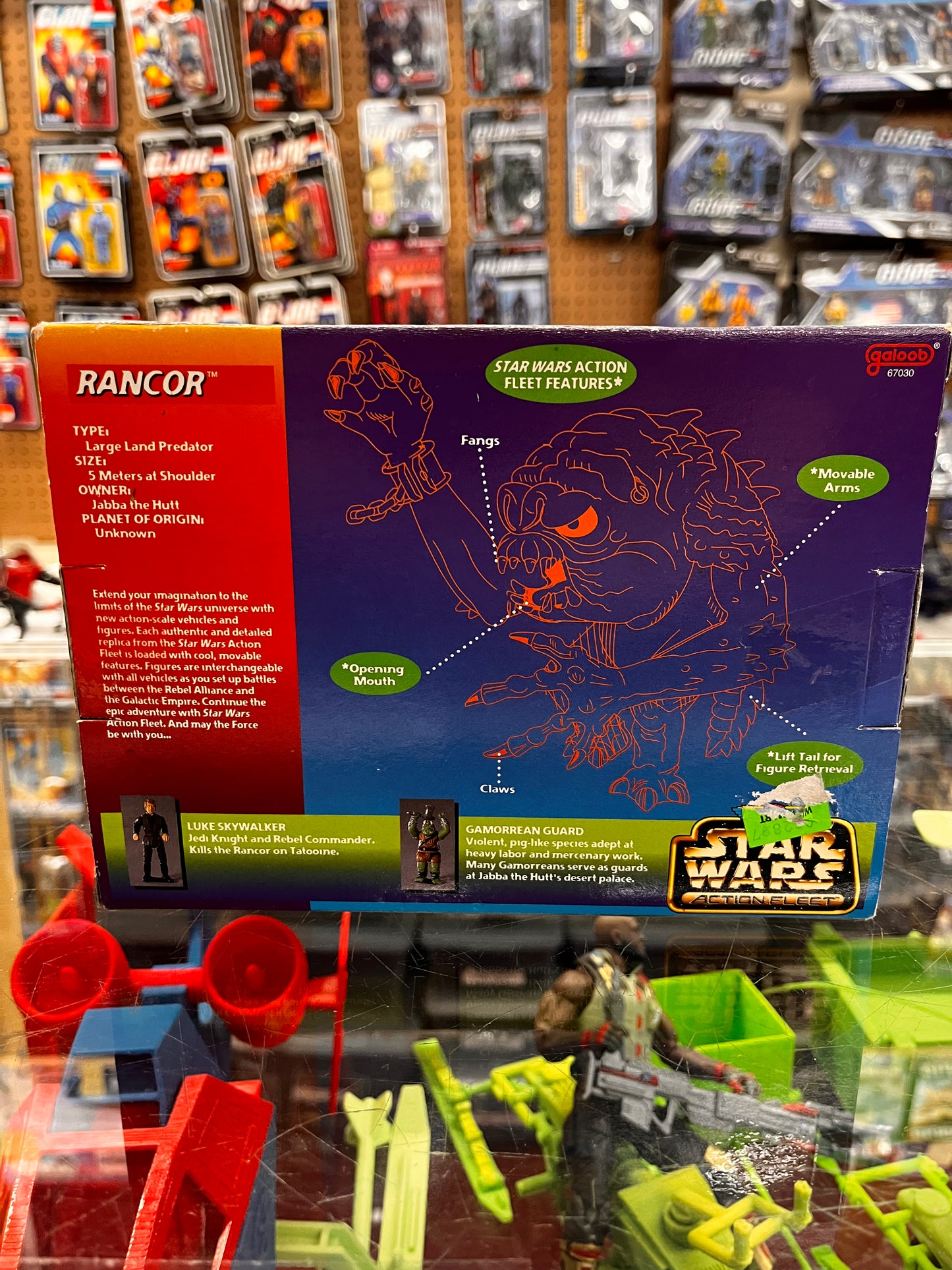 Star Wars Action Fleet Rancor Micro Machines 1996 Galoob Factory Sealed Box Dmg