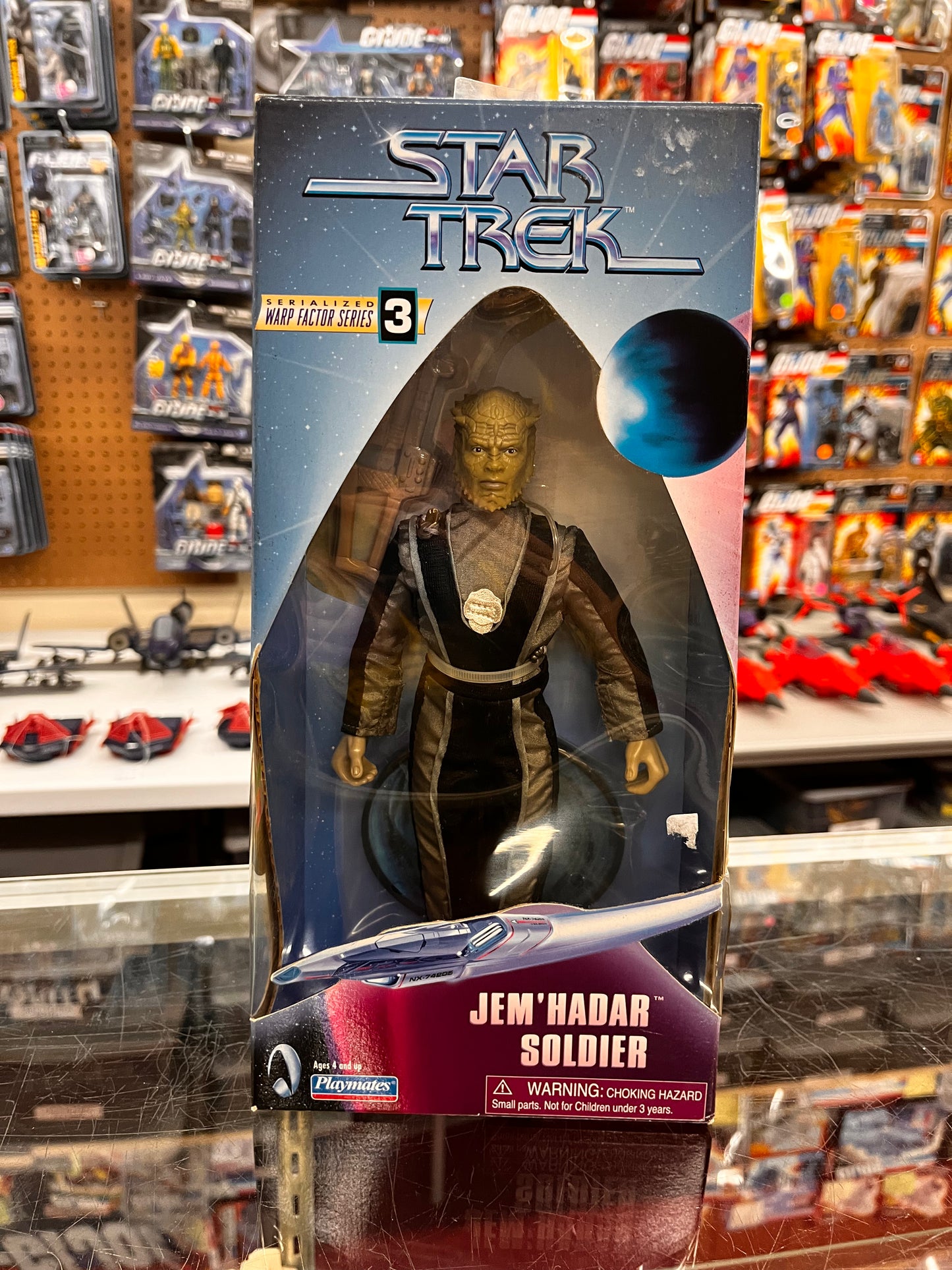 Star Trek Warp Factor Series 3 JEM'HADAR SOLDIER 9" Action Figure 1998 Playmates